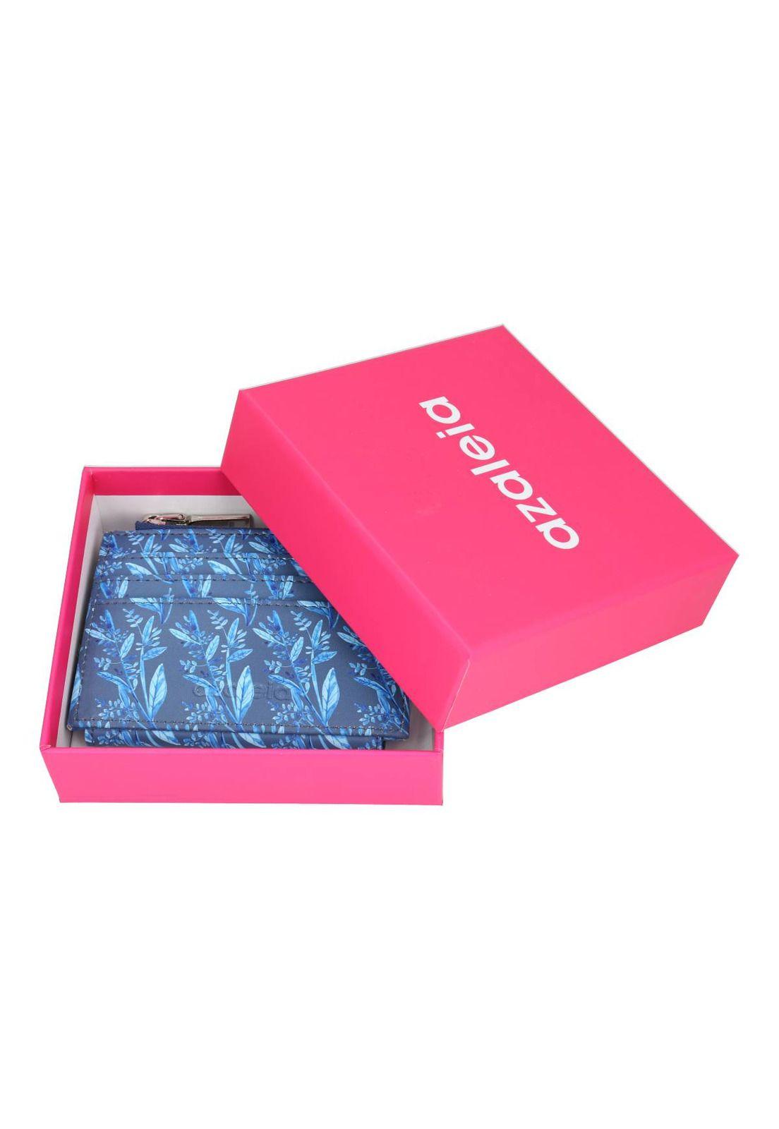 Billeteras Long Wallet Mujer Azul-2