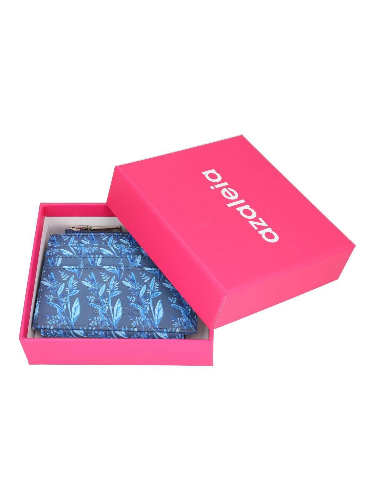 Billeteras Long Wallet Mujer Azul-2