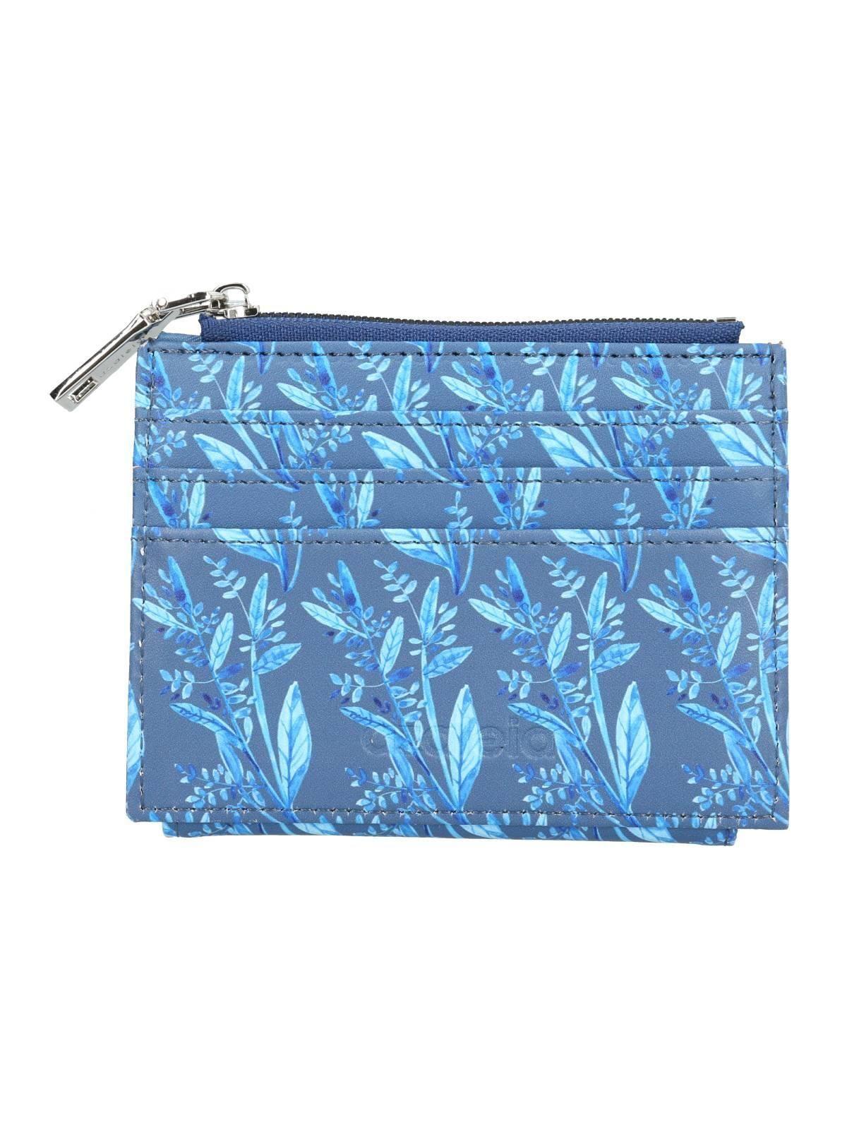 Billeteras Long Wallet Mujer Azul-0