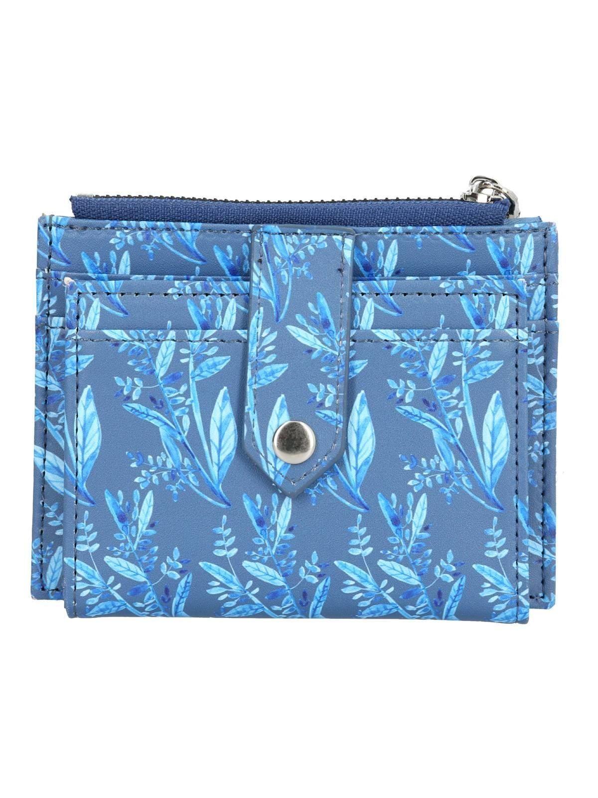 Billeteras Long Wallet Mujer Azul-1
