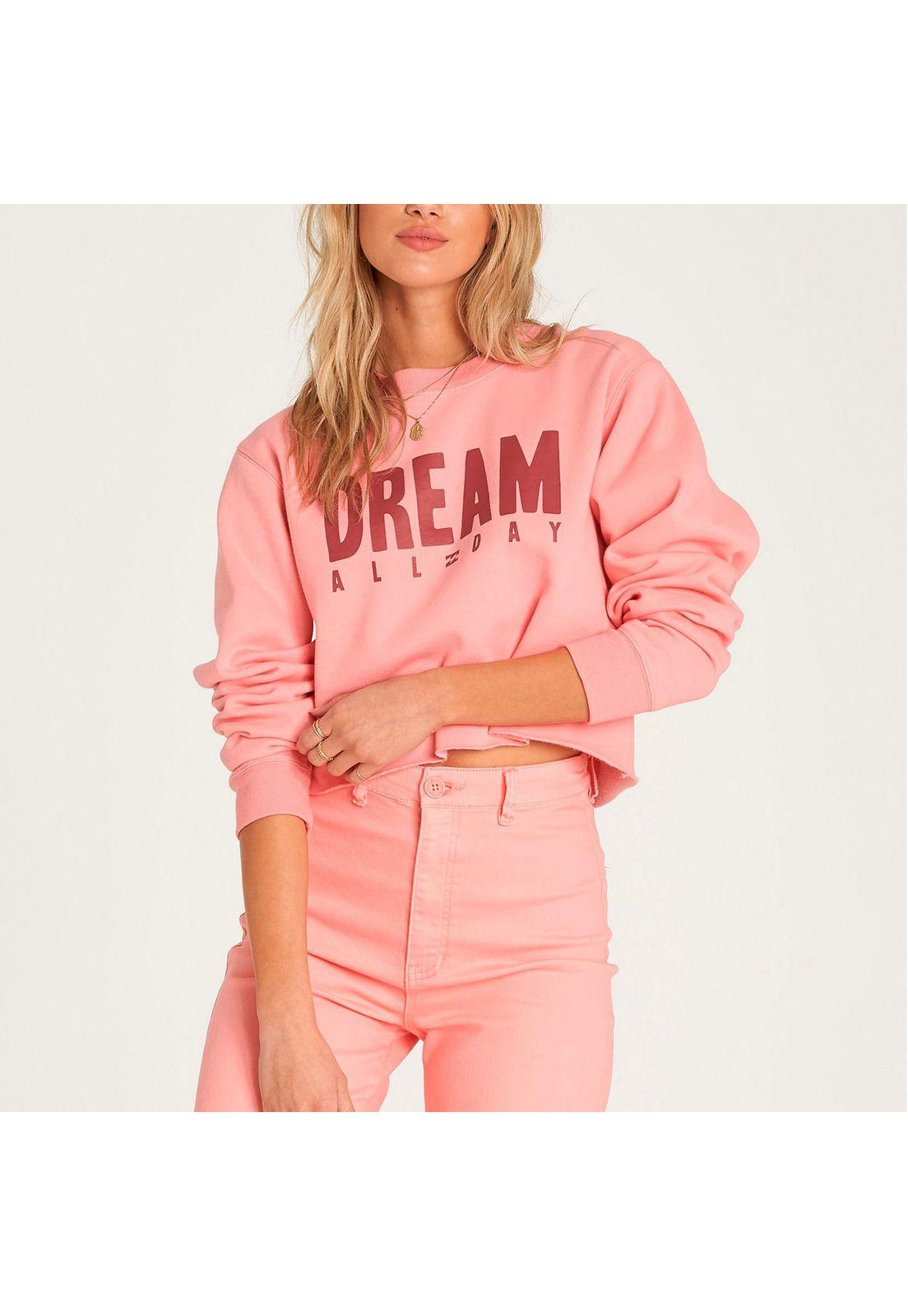 Polerón Mujer Chop Up Coral-2