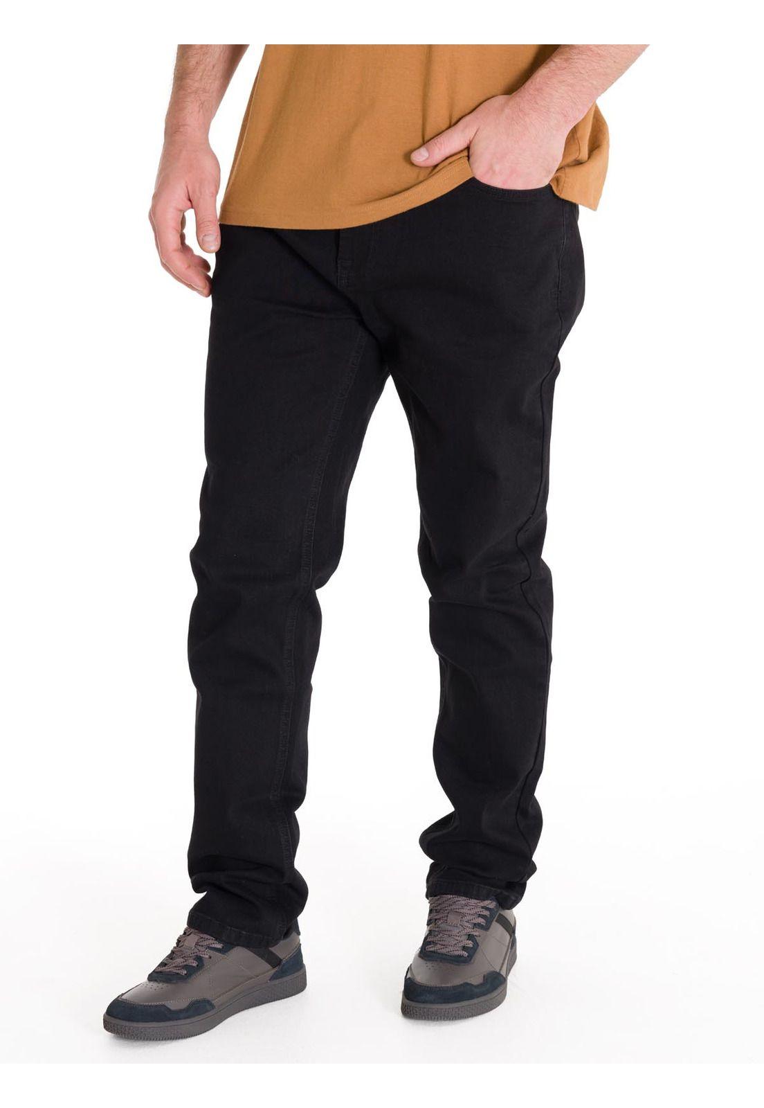 Jeanse Slim Triblend Hombre Negro-0