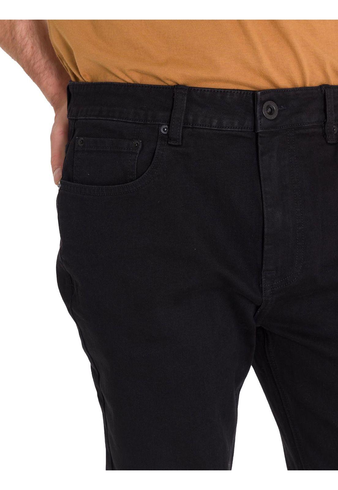 Jeanse Slim Triblend Hombre Negro-4