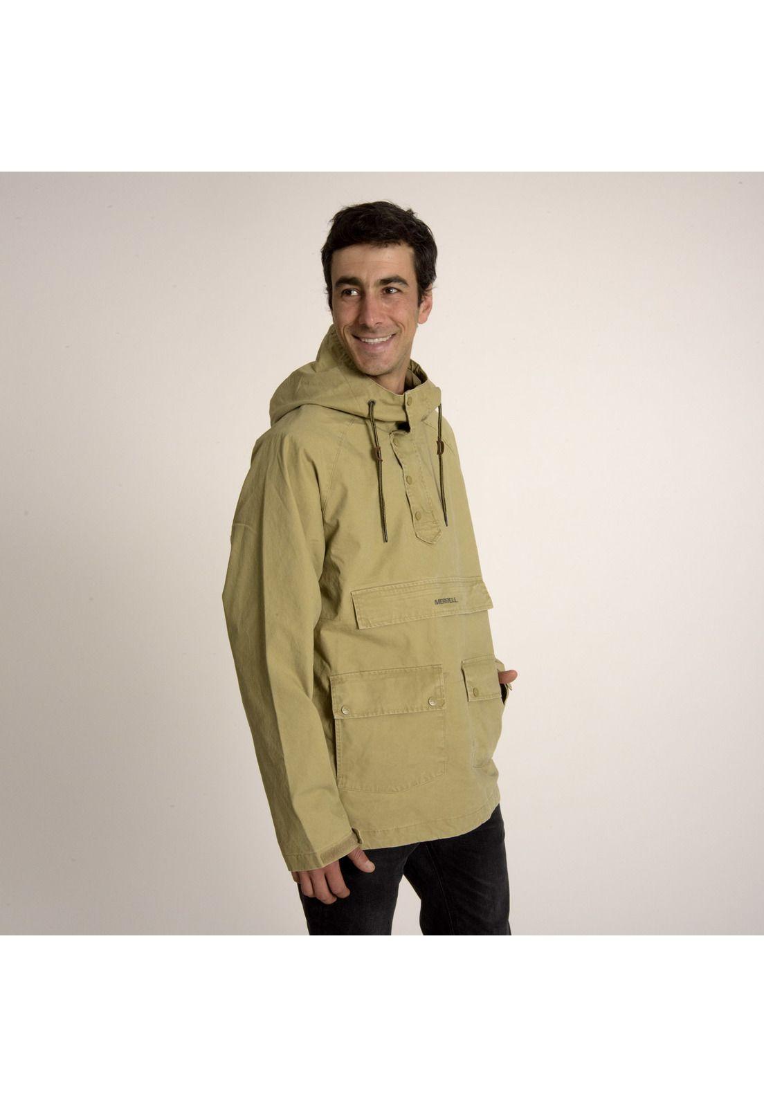 Chaqueta Hombre Anorak Café-2