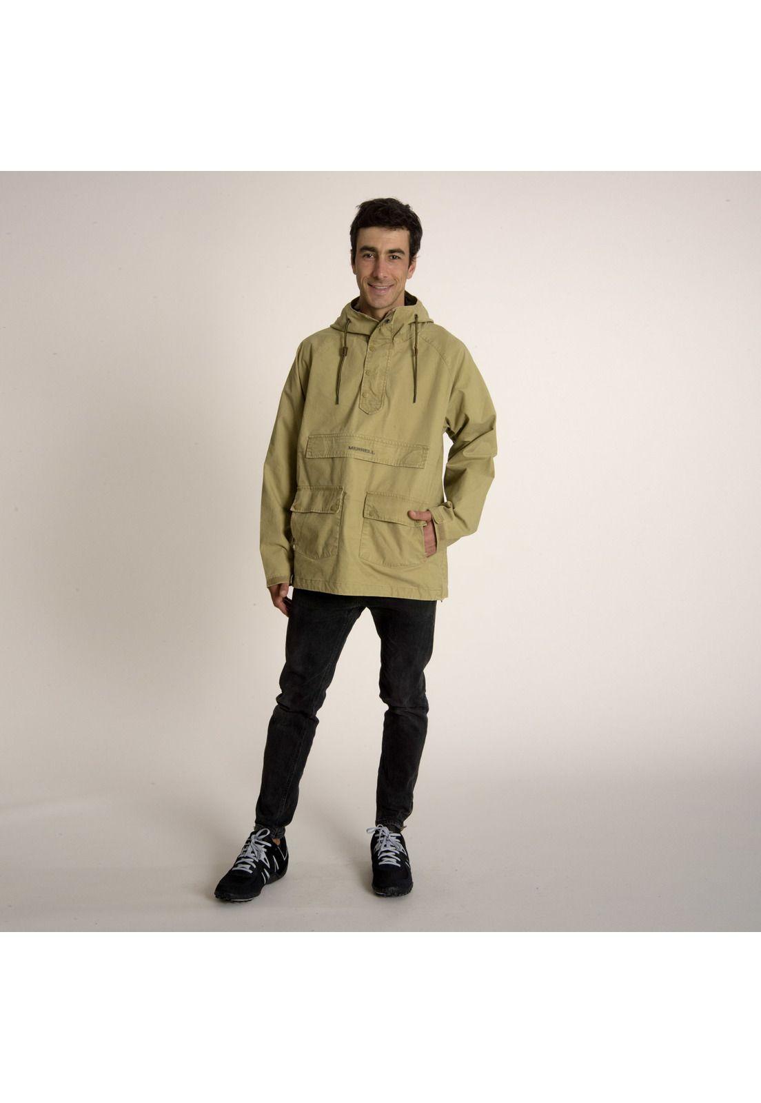Chaqueta Hombre Anorak Café-4