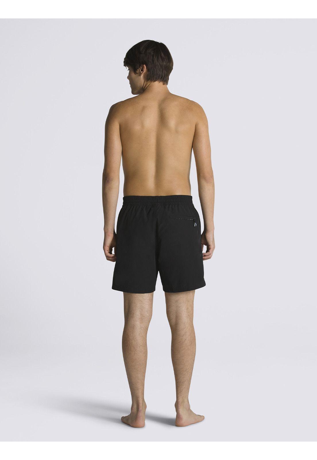 Traje De Baño Primary Solid Elasti Negro Hombre-1