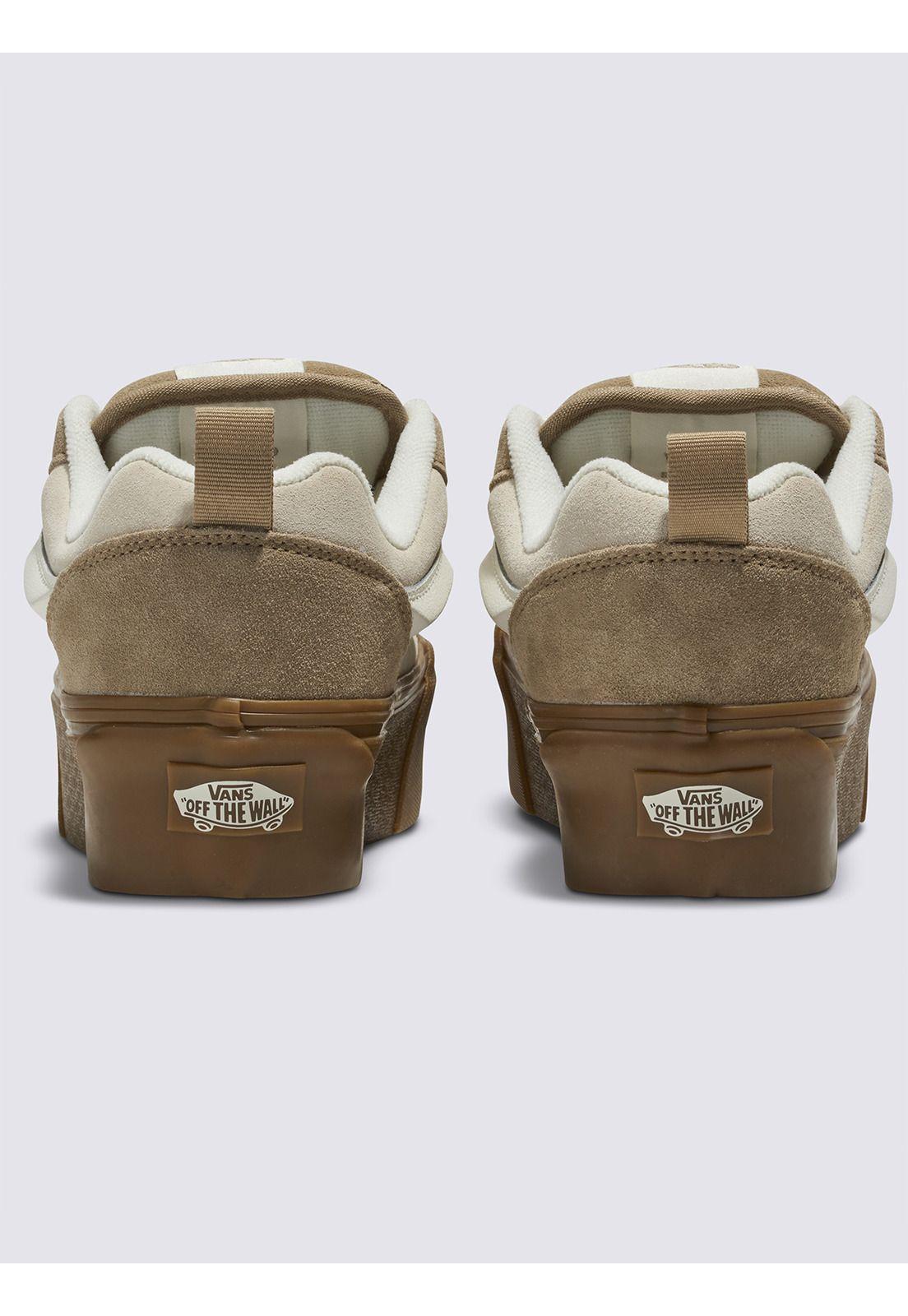 Zapatilla Urbana Mujer Knu Stack Beige-3