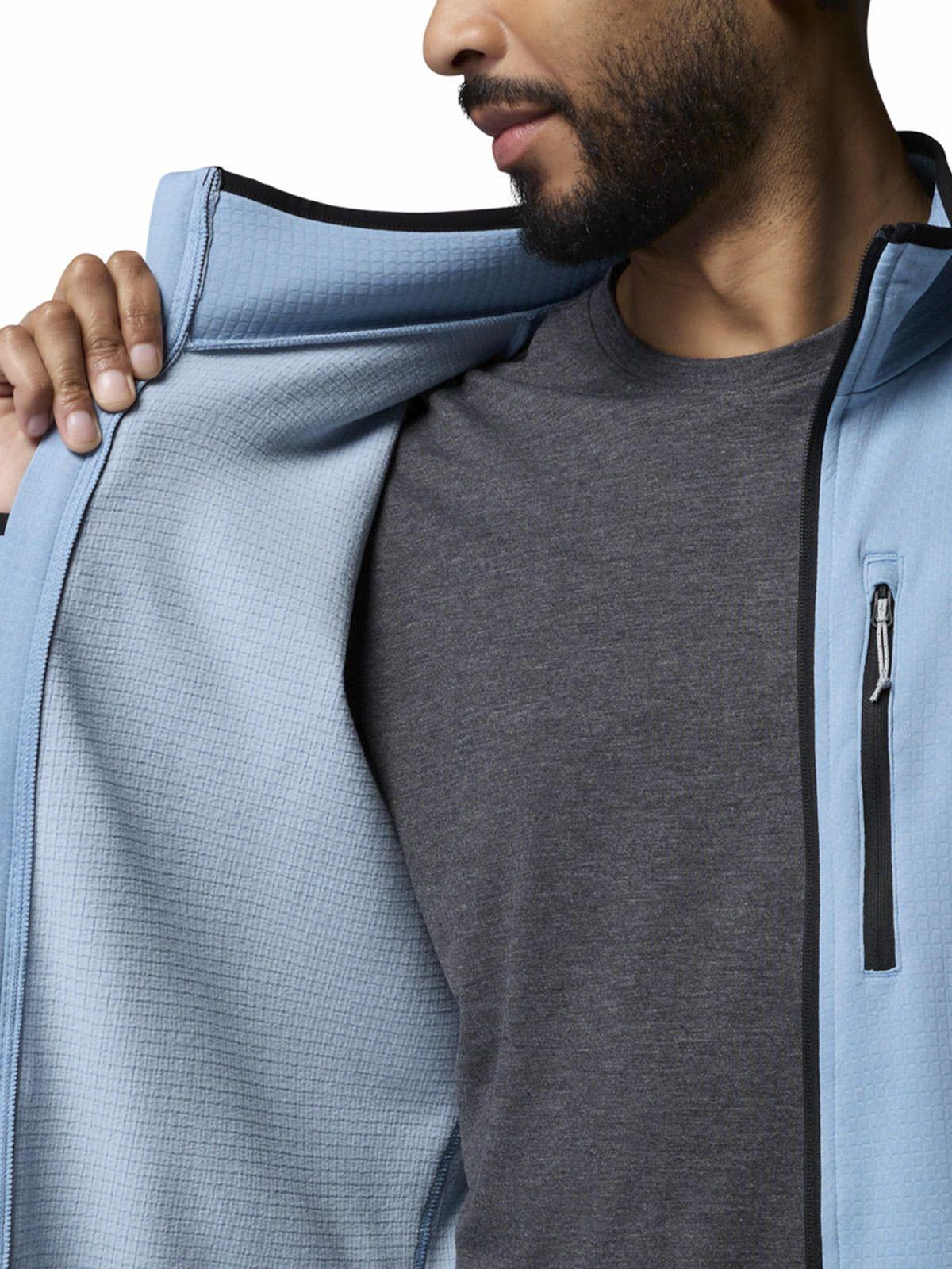 Polar Recycled Hombre Essential Hike Grid Azul-4