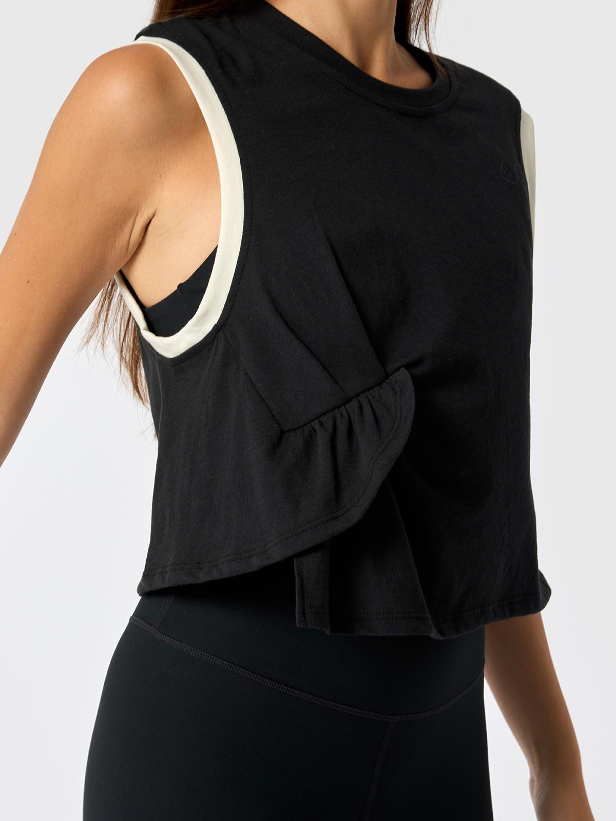 Polera Tank Lola Aloe Negro Mujer-3