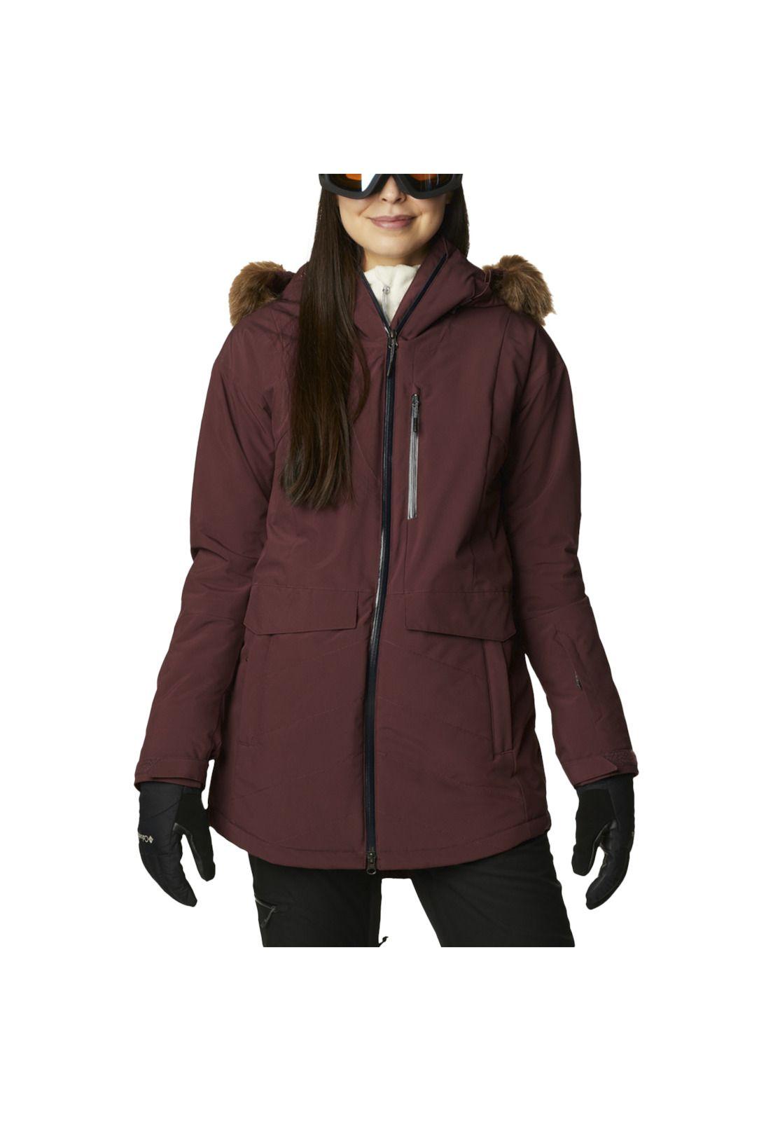 Parka Mujer Mount Bindo Ii Burdeo-0
