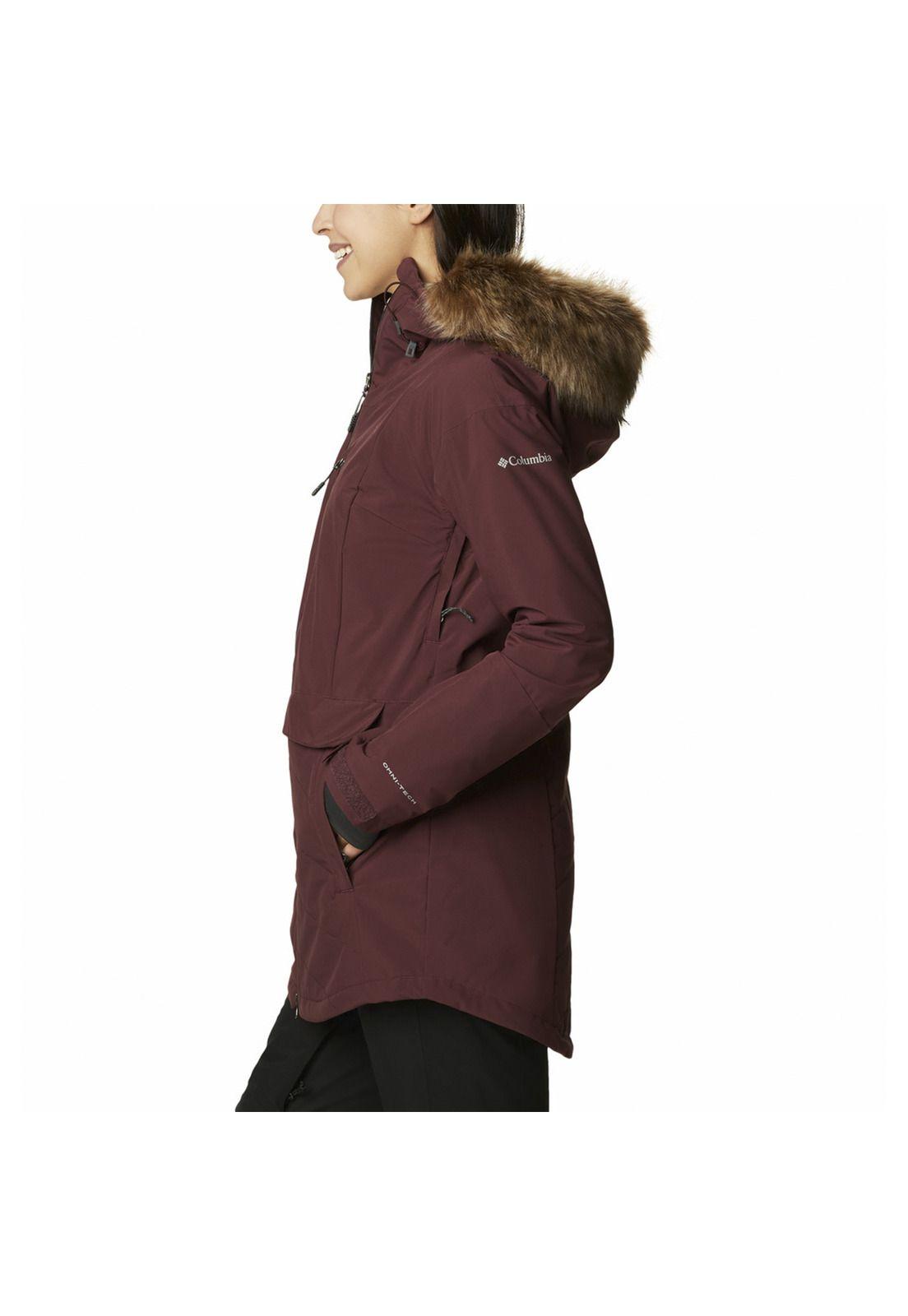 Parka Mujer Mount Bindo Ii Burdeo-1