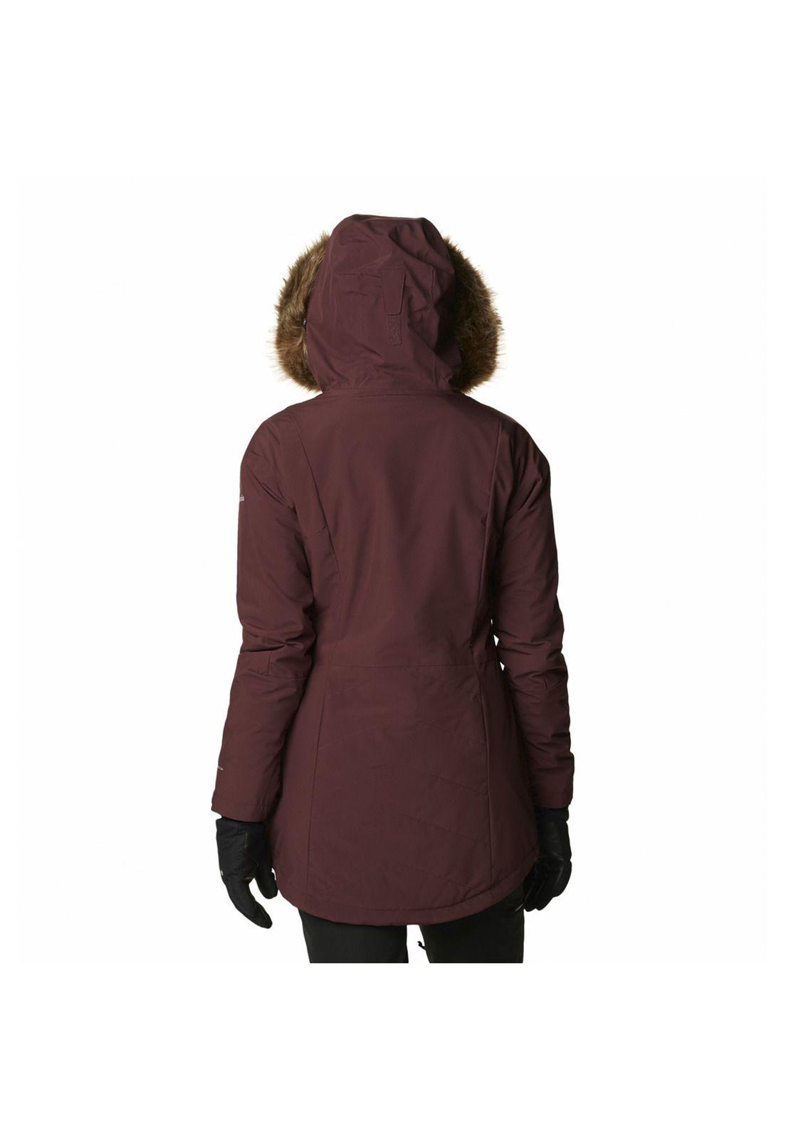 Parka Mujer Mount Bindo Ii Burdeo-2