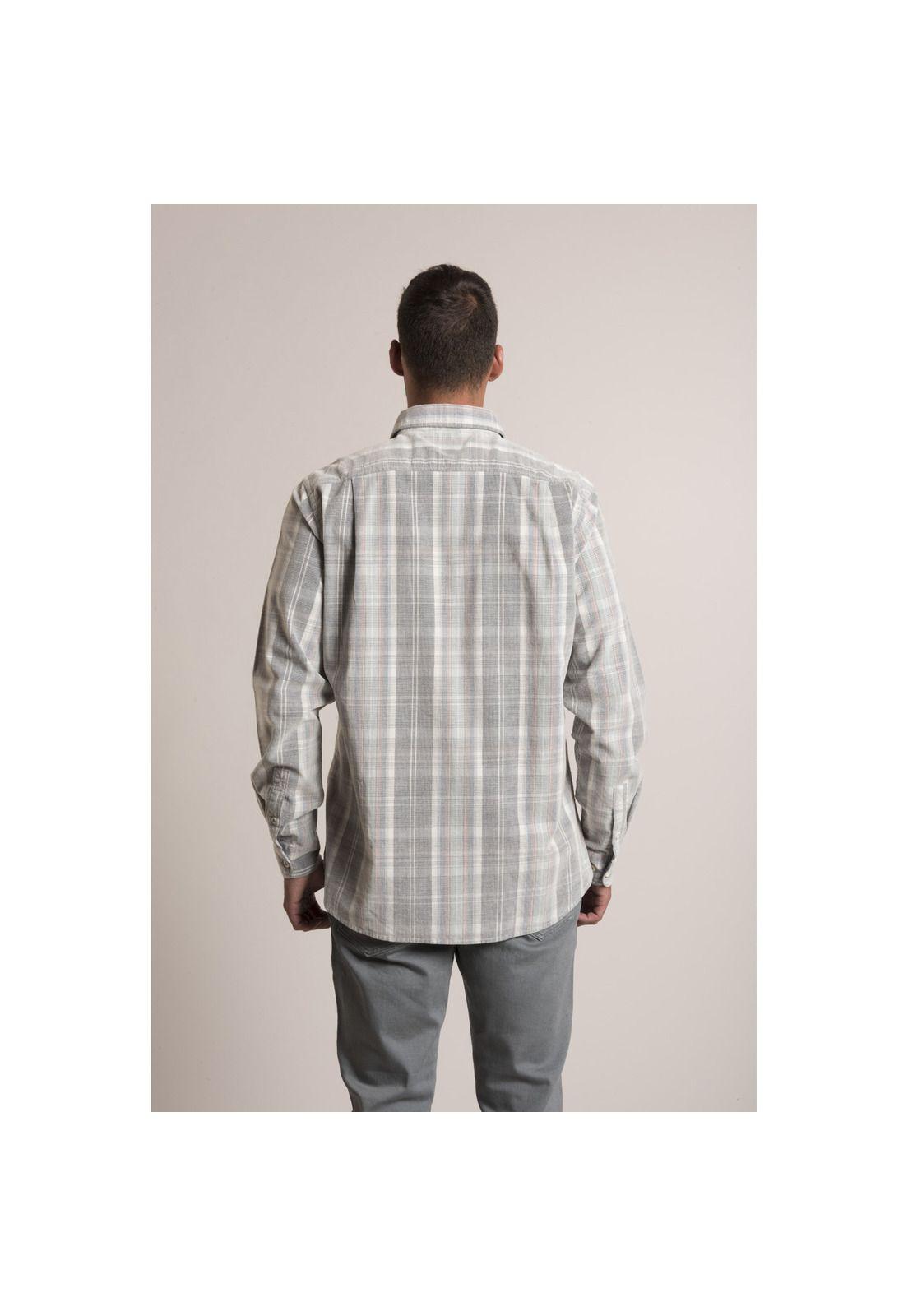Camisa Cord Tartan Rockford Azul-3