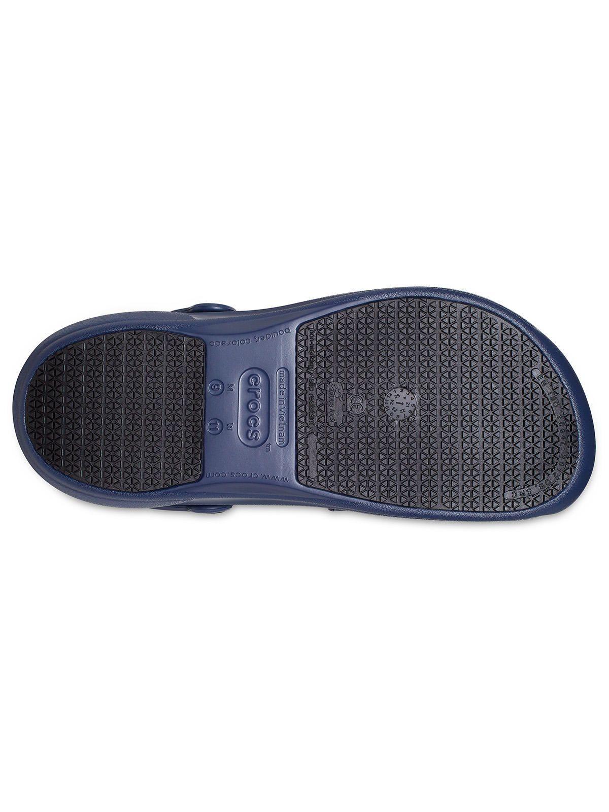 Zapato Zueco Crocs Work Bistro Azul Navy Unisex-5