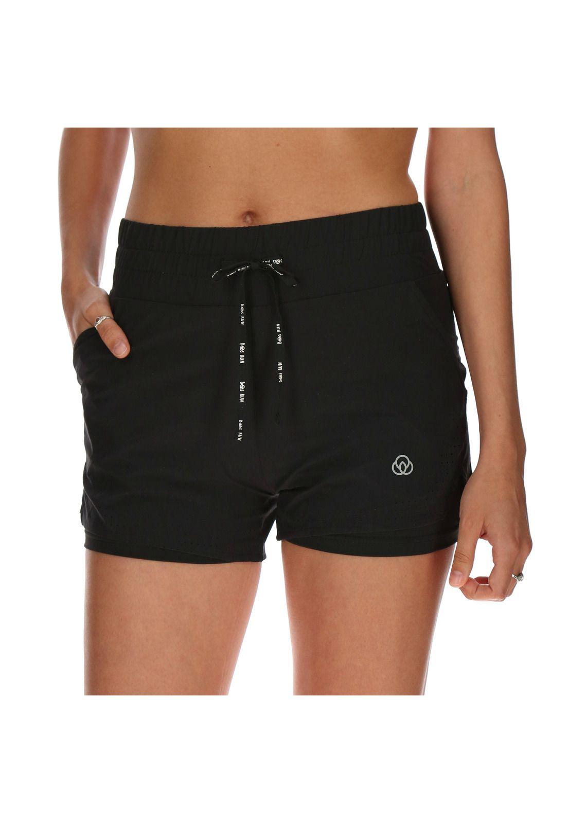 Short Short w/inn Legg Negro-4
