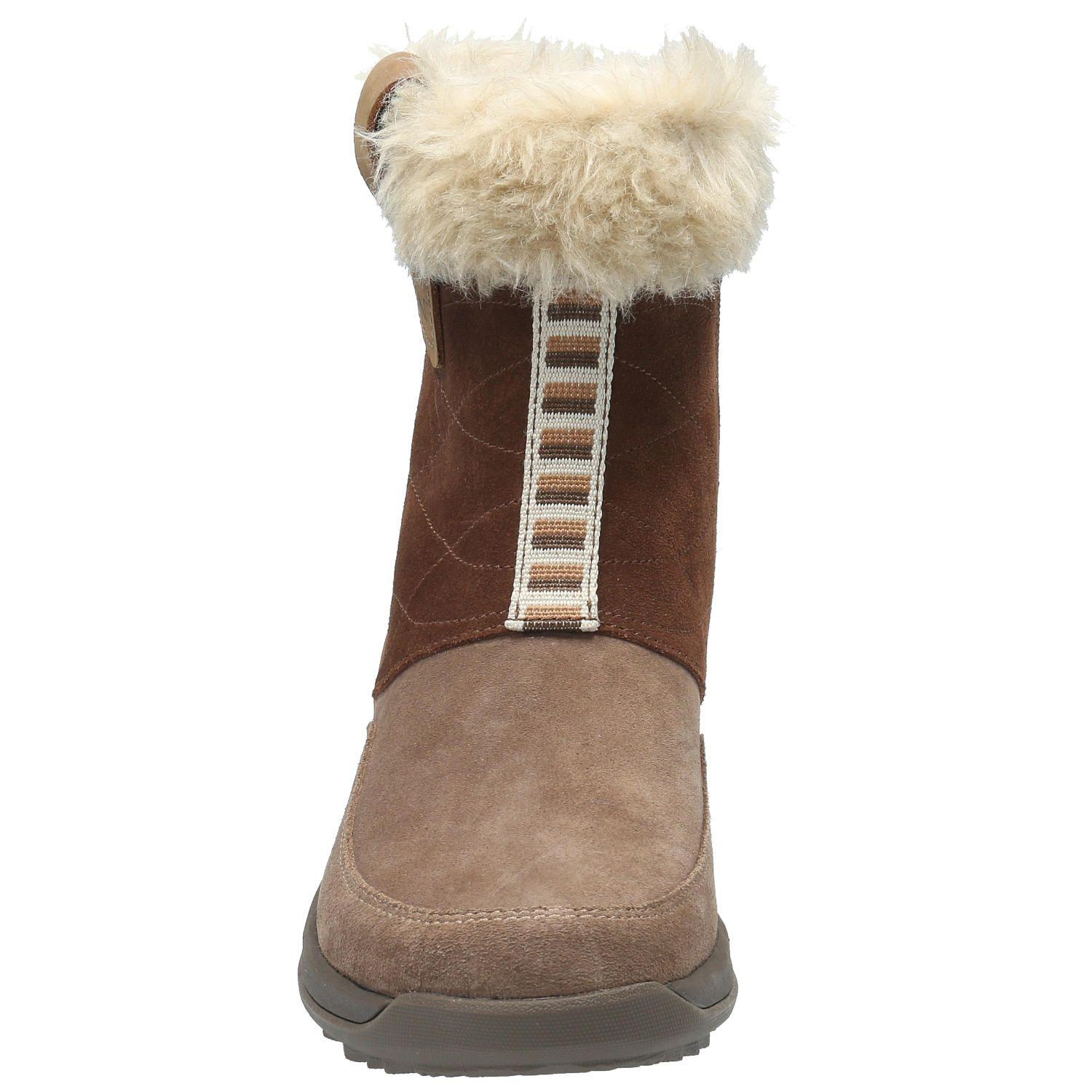 Botín Cuero Mujer Belukha Café Oscuro-3