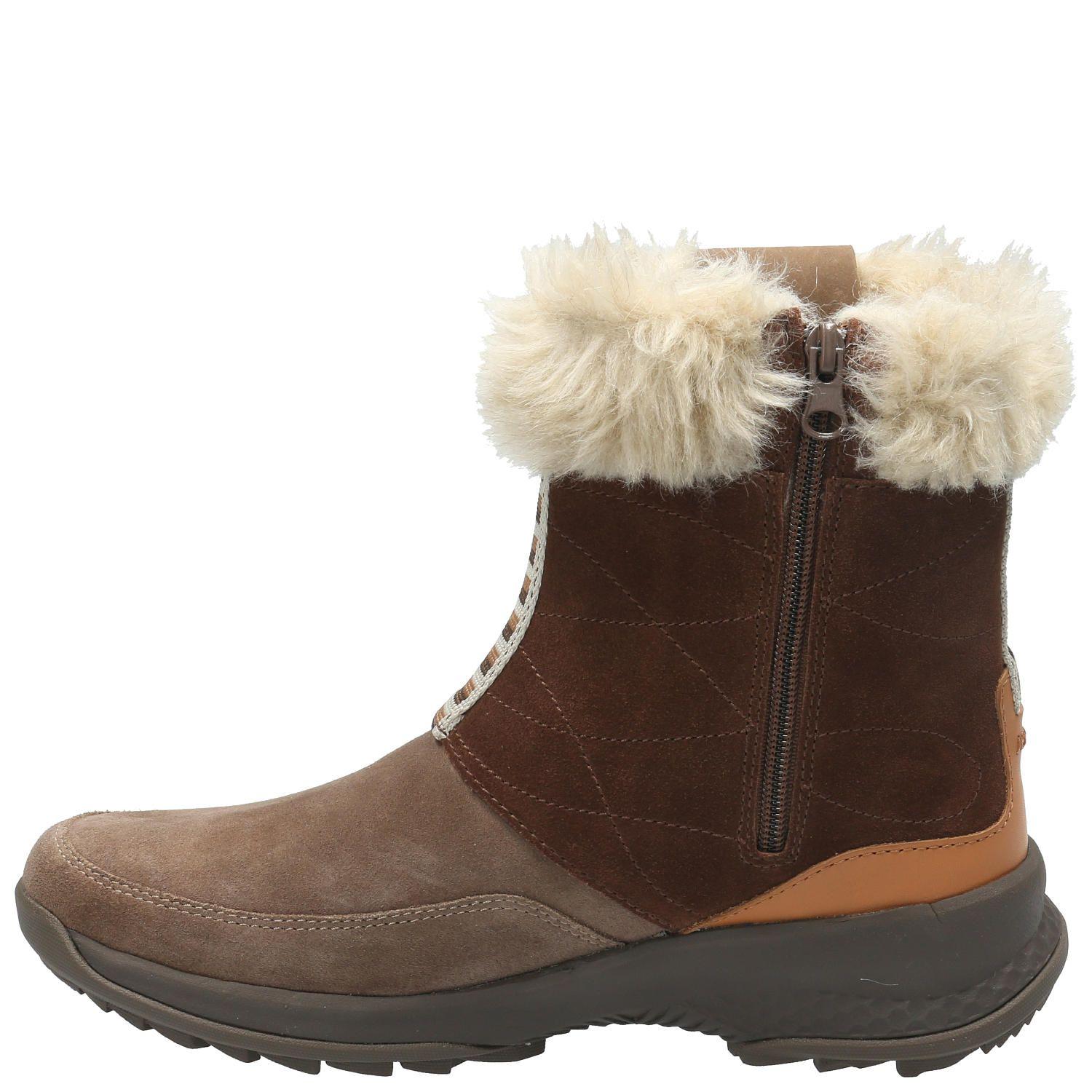 Botín Cuero Mujer Belukha Café Oscuro-5