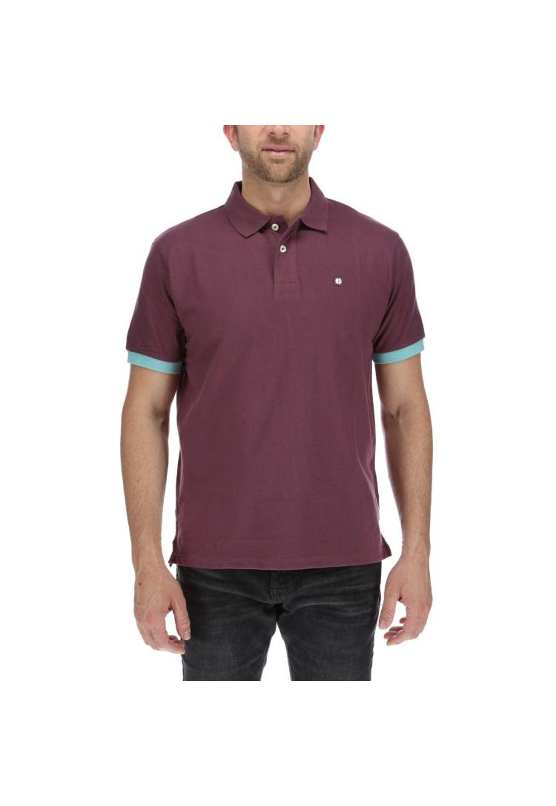 Polera Polo Hombre Code Polo Morado-0