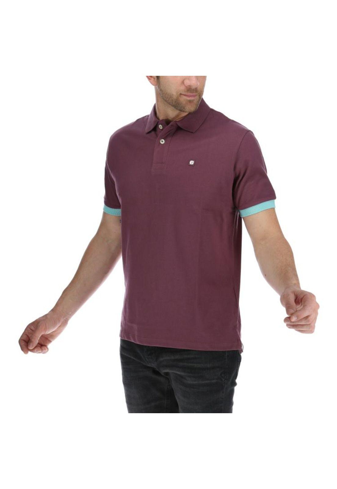 Polera Polo Hombre Code Polo Morado-1