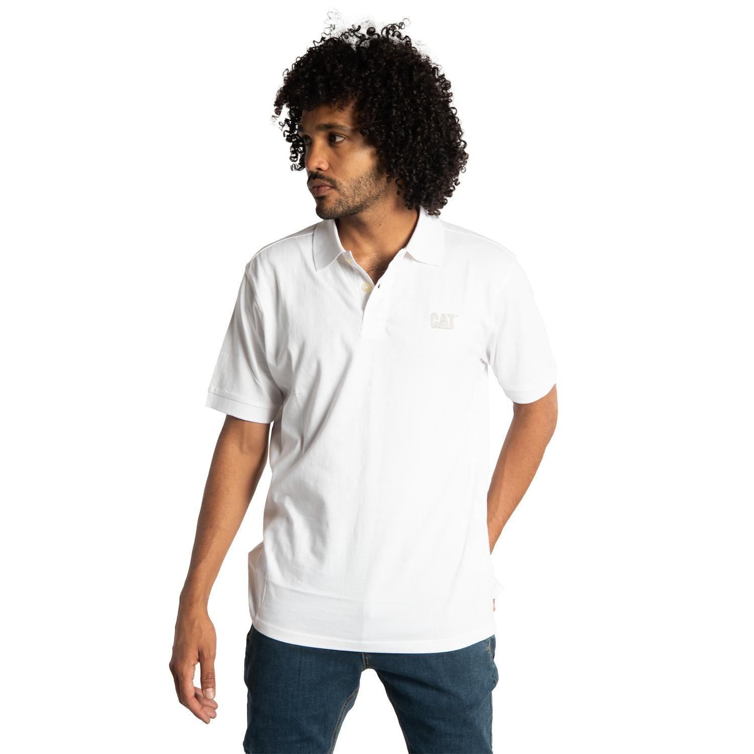 Polera Polo Hombre Fdtn Jersey Knit Pol Blanco-0
