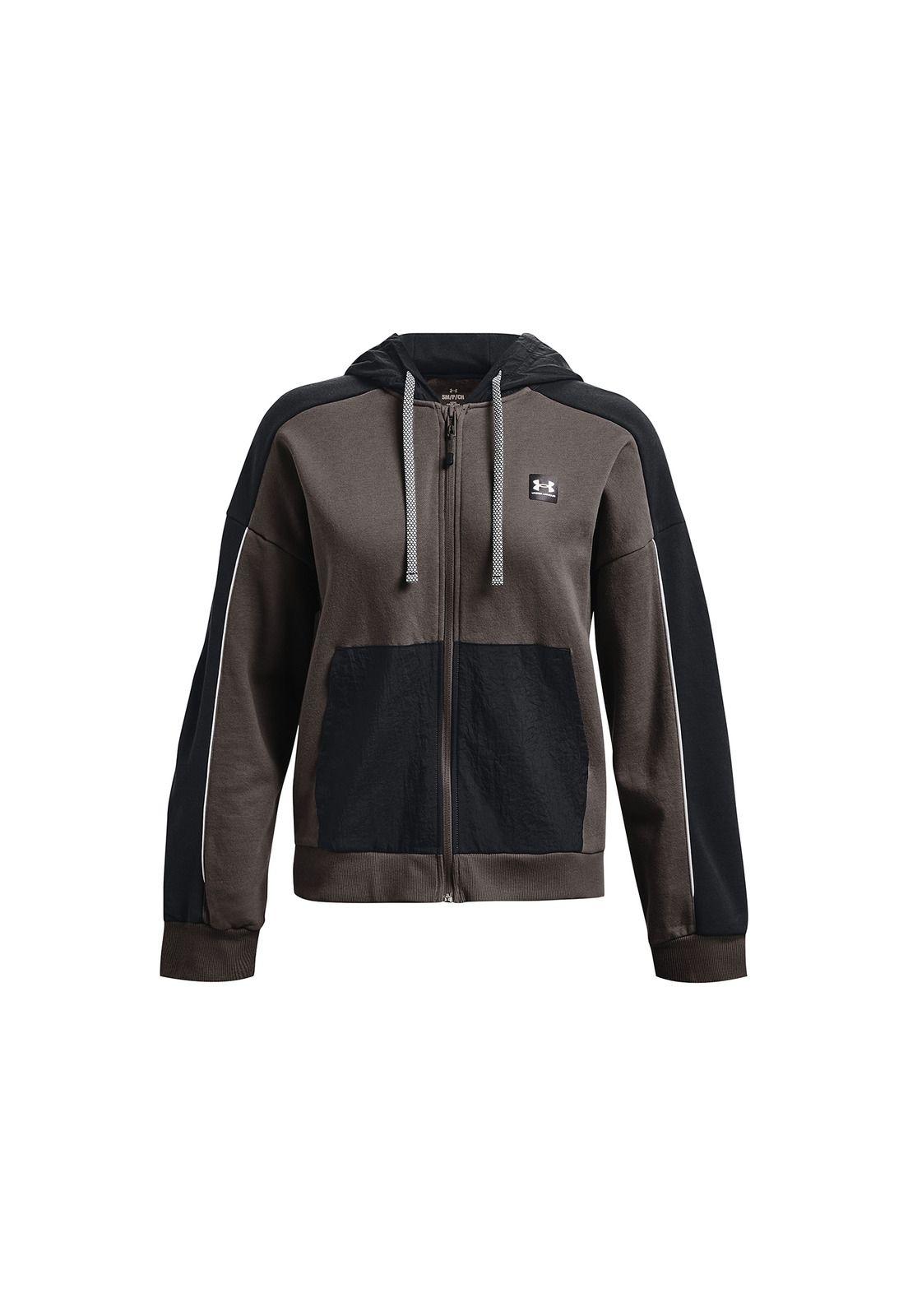 Polerón Rival Fleece Full ZIP mujer Negro-0