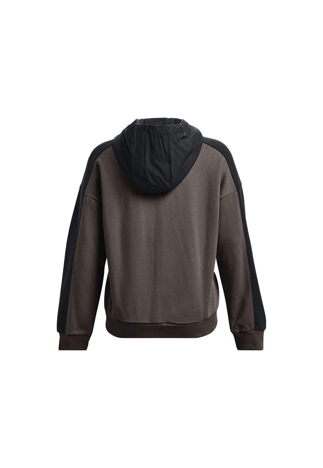 Polerón Rival Fleece Full ZIP mujer Negro-1