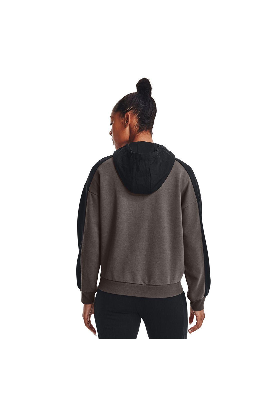 Polerón Rival Fleece Full ZIP mujer Negro-4