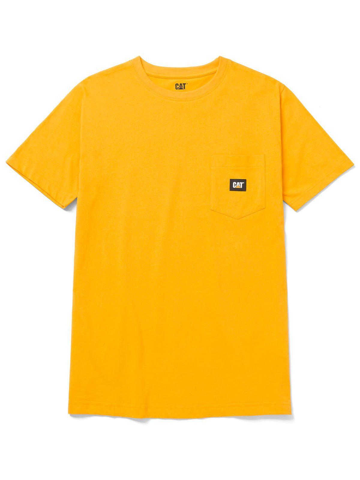 Polera Manga Corta Hombre Label Pocket S/SAmarillo-0