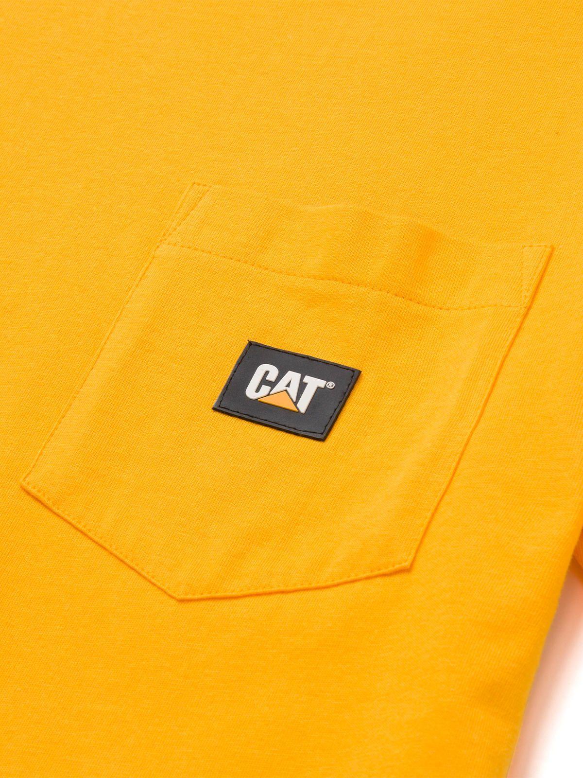 Polera Manga Corta Hombre Label Pocket S/SAmarillo-1