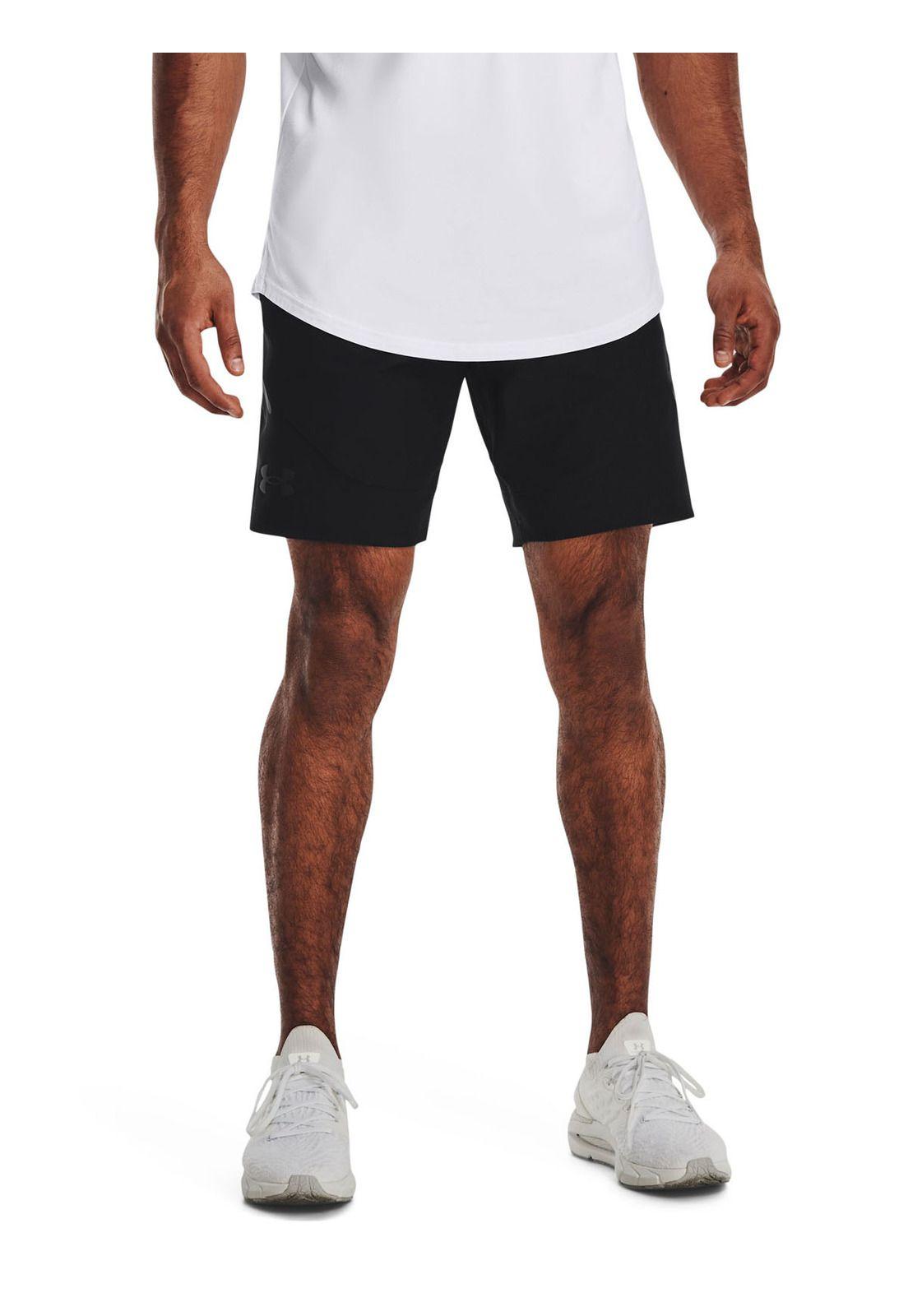 Shorts UA Unstoppable para hombre Negro-3