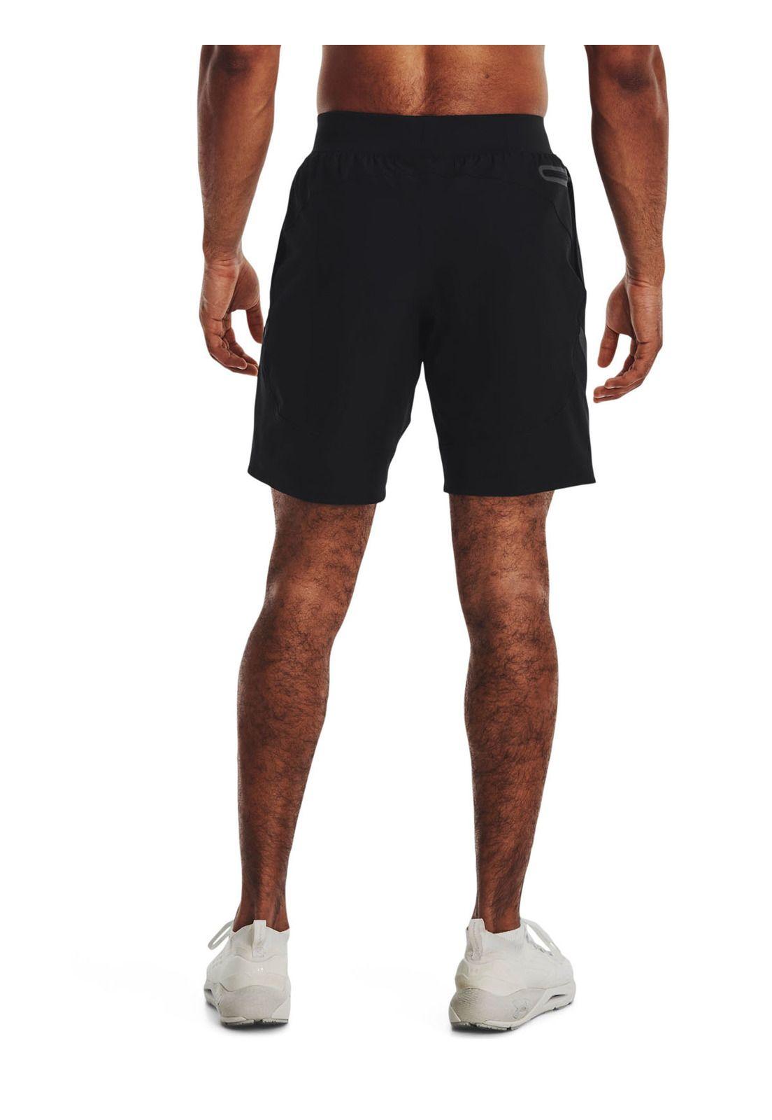 Shorts UA Unstoppable para hombre Negro-4