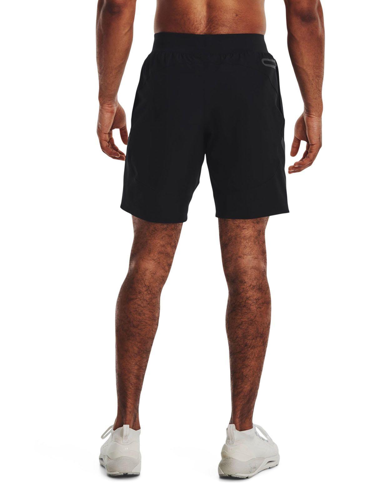 Shorts UA Unstoppable para hombre Negro-4
