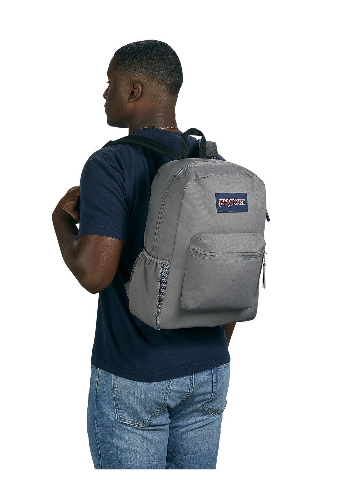 Mochila Cross Town Gris Unisex-4