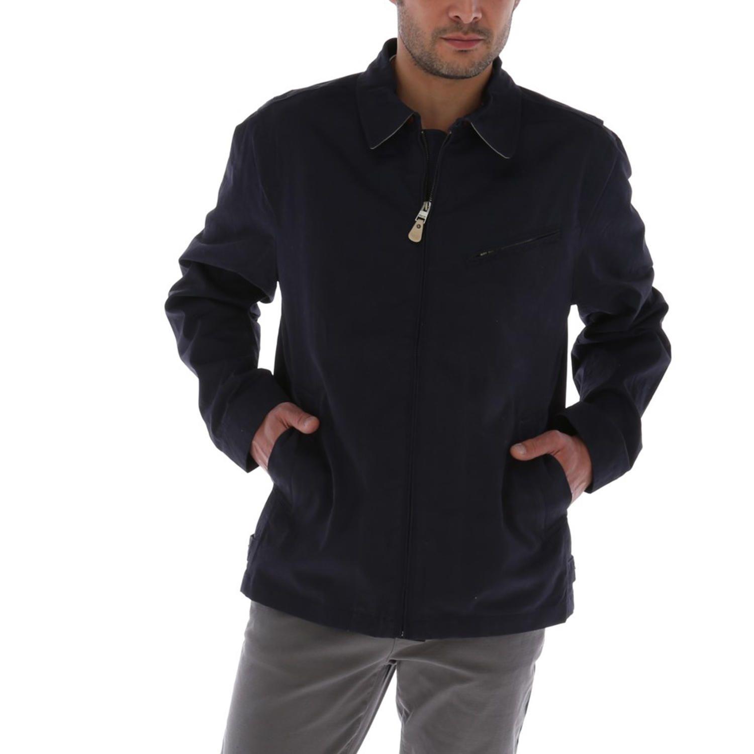 Chaqueta Hombre Algodón Classic Azul Petróleo-0