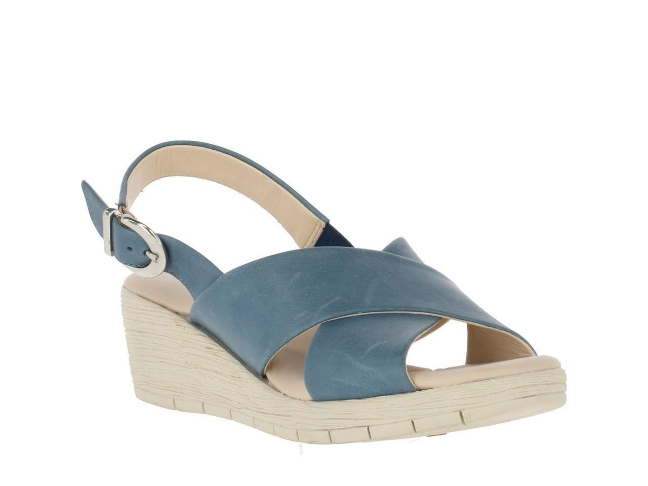 Sandalia Cuero Ambiguous Azul-0