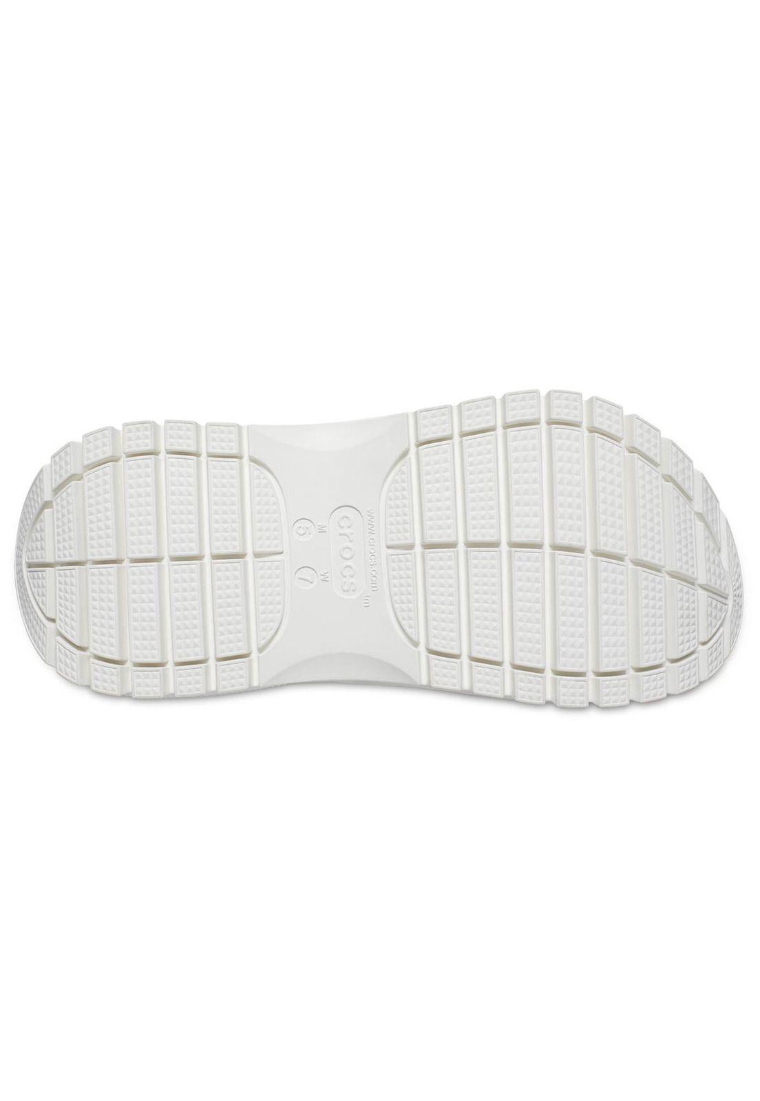 Zueco Crocs Mujer Mega Crush Clog Blanco-5