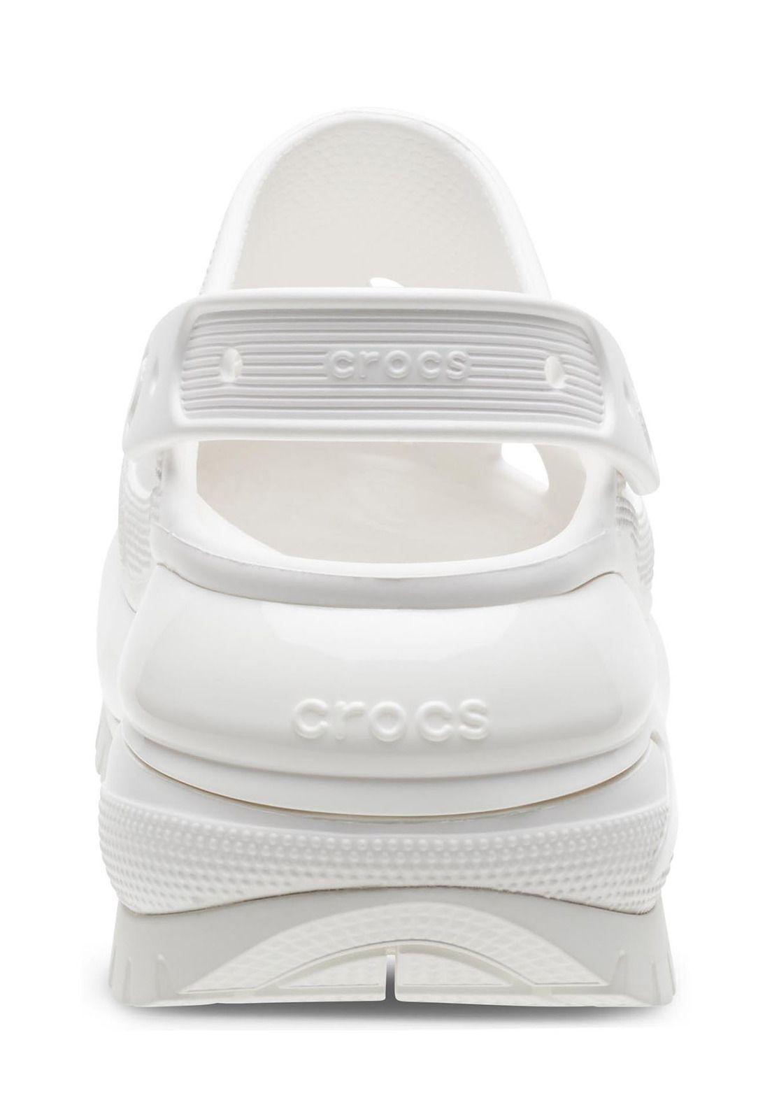 Zueco Crocs Mujer Mega Crush Clog Blanco-7