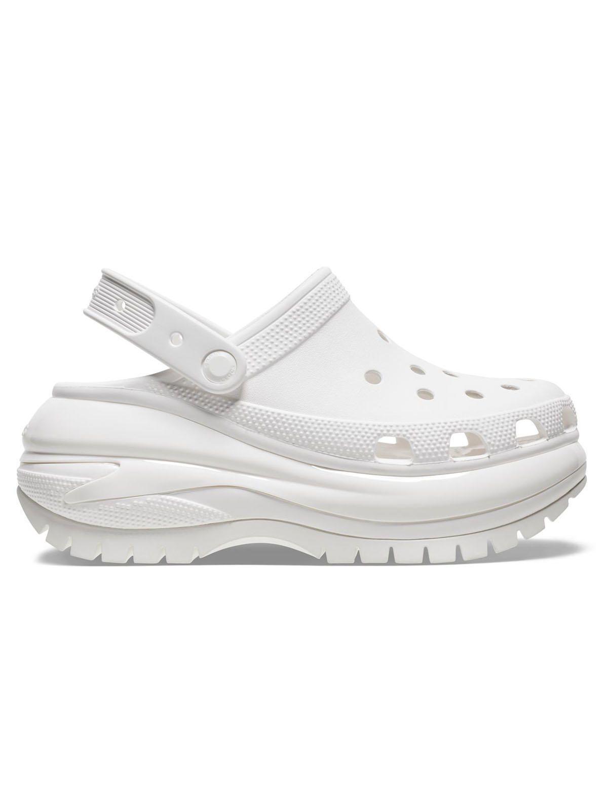 Zueco Crocs Mujer Mega Crush Clog Blanco-0