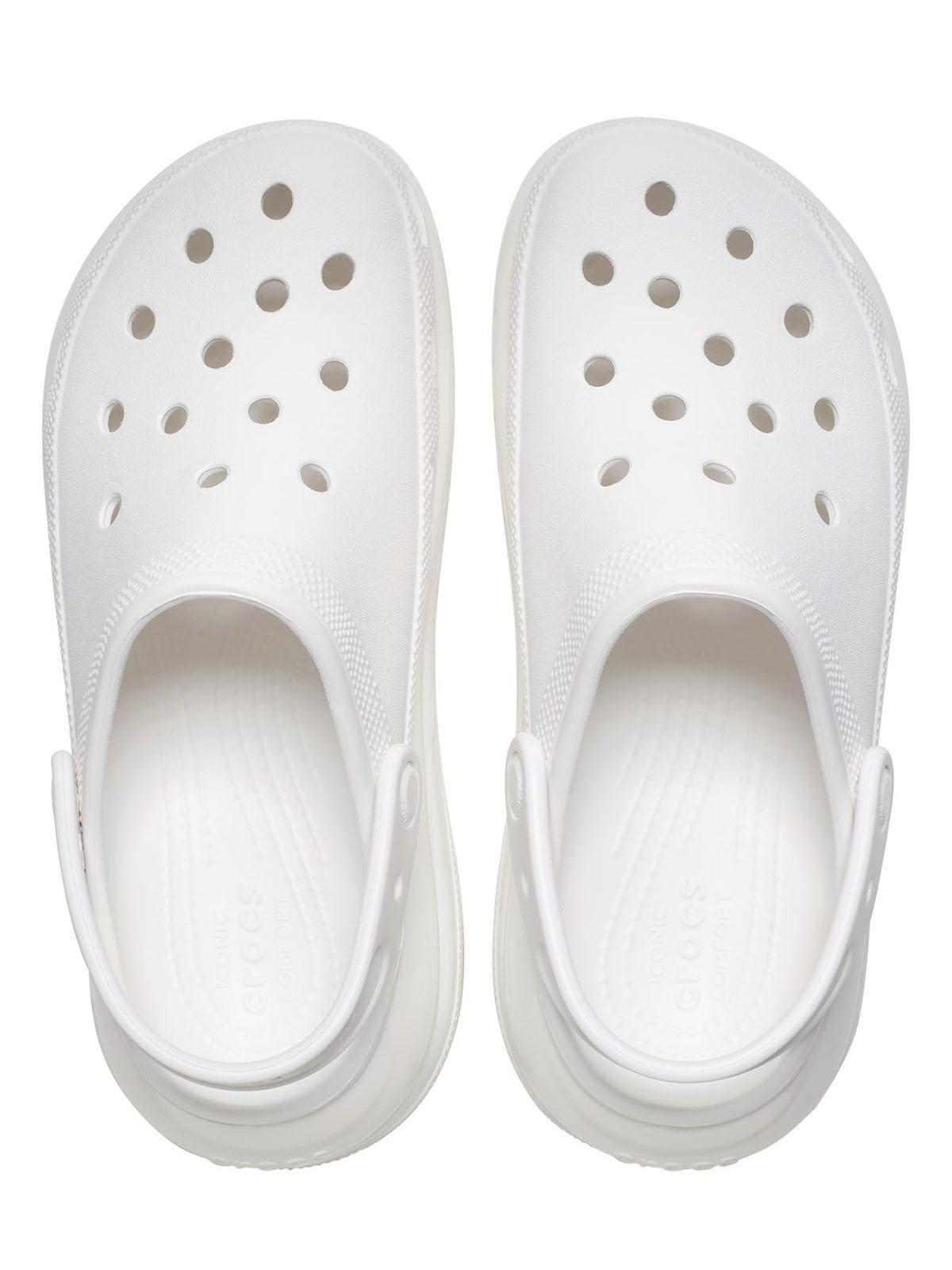 Zueco Crocs Mujer Mega Crush Clog Blanco-4