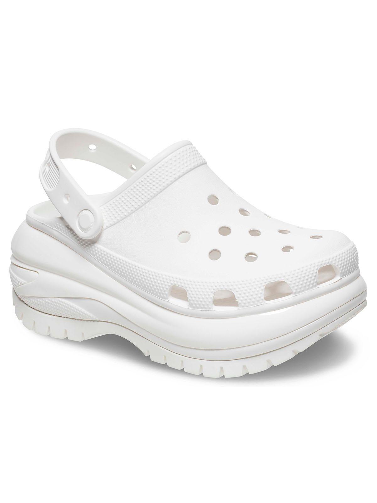 Zueco Crocs Mujer Mega Crush Clog Blanco-6