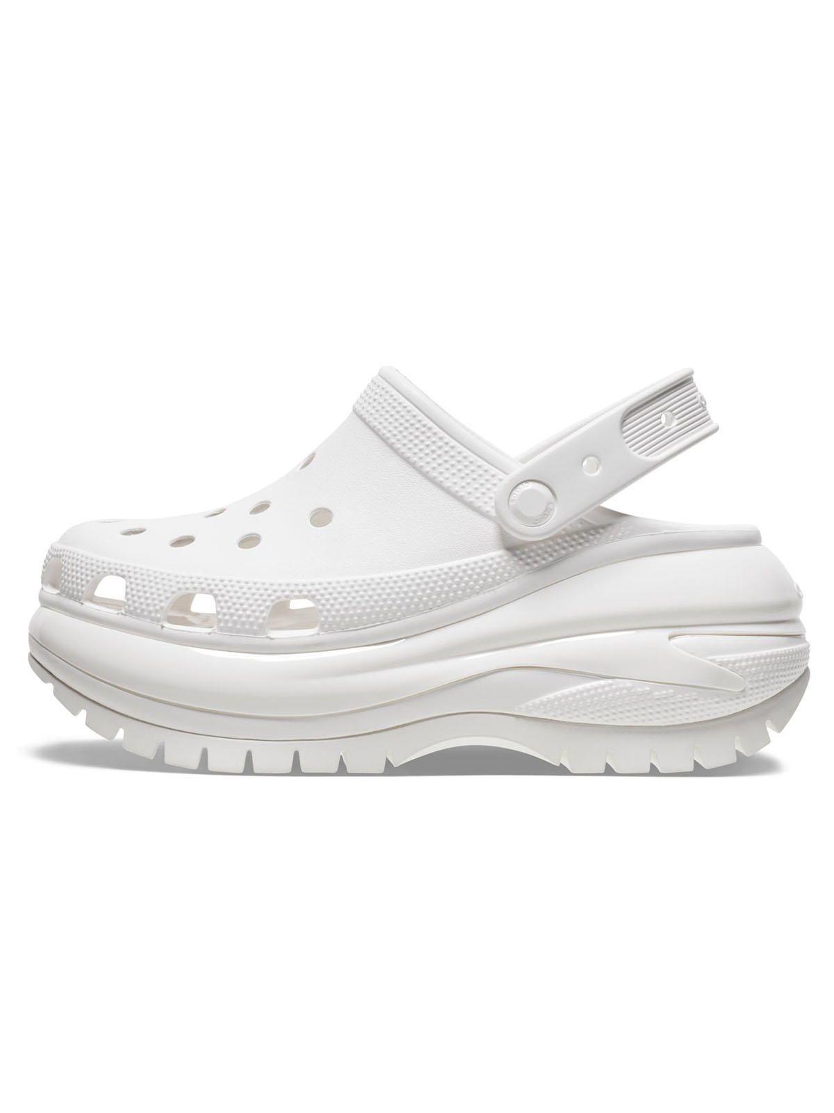 Zueco Crocs Mujer Mega Crush Clog Blanco-1