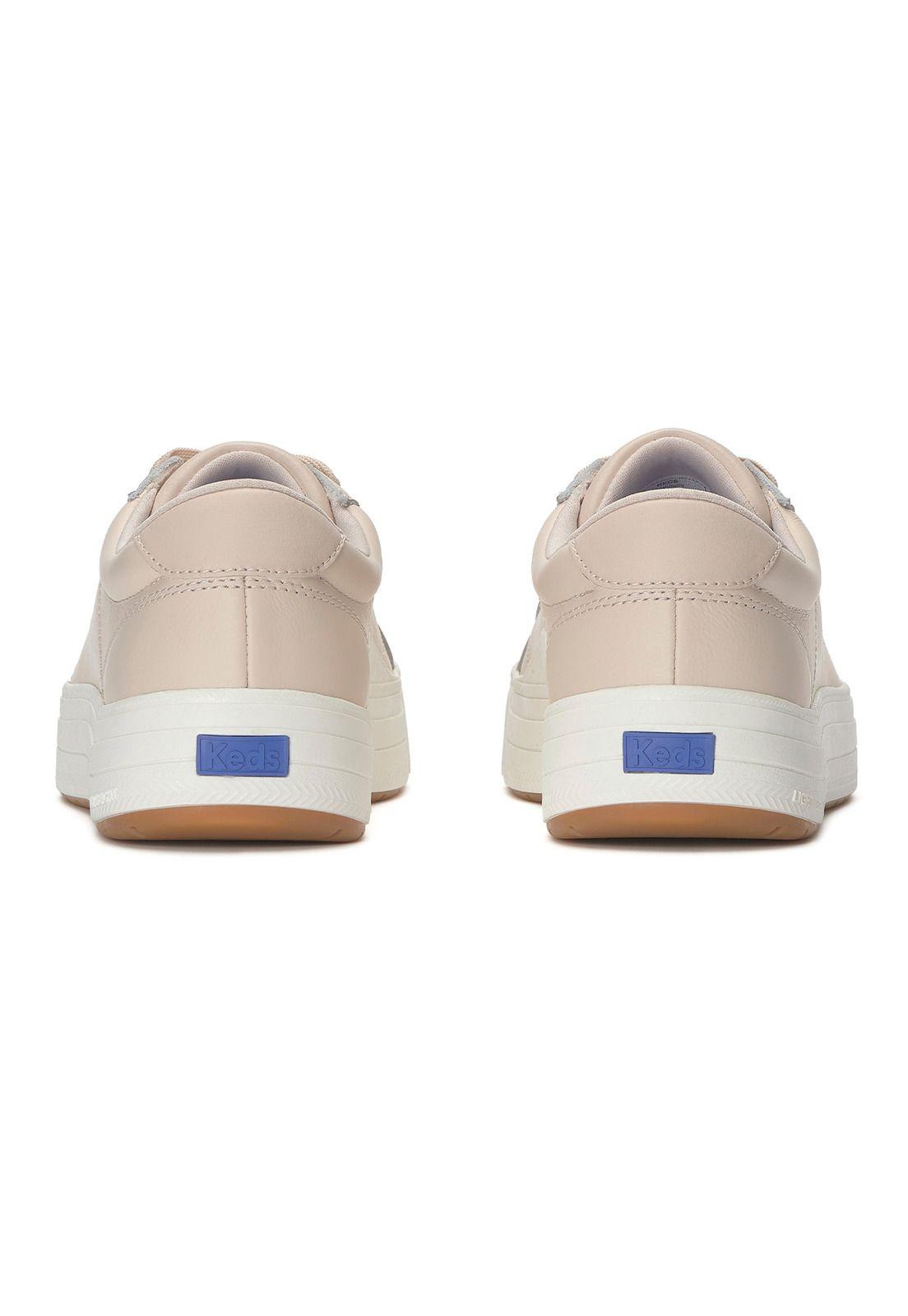 Zapatilla Cuero Mujer Park  Leather Rosado-5