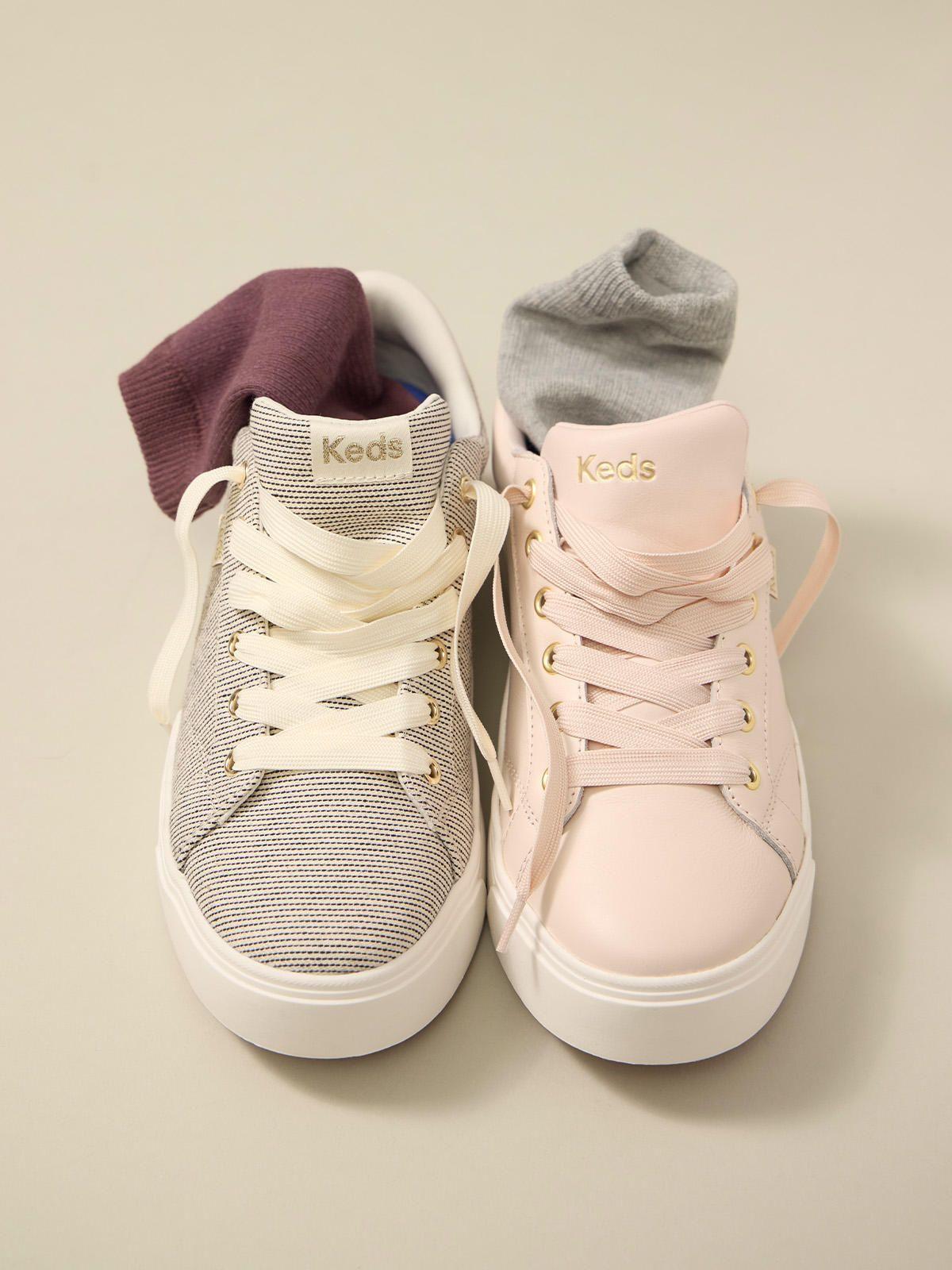 Zapatilla Cuero Mujer Park  Leather Rosado-1