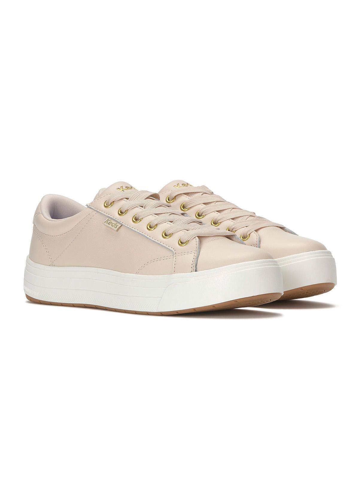 Zapatilla Cuero Mujer Park  Leather Rosado-3