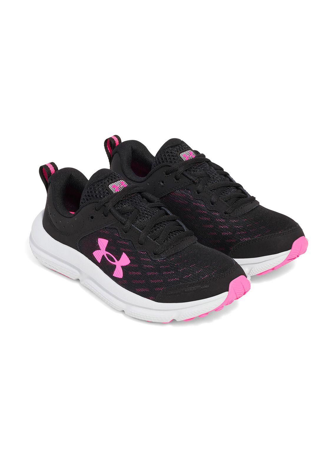 Zapatillas run Assert 10 para niñas negro-5