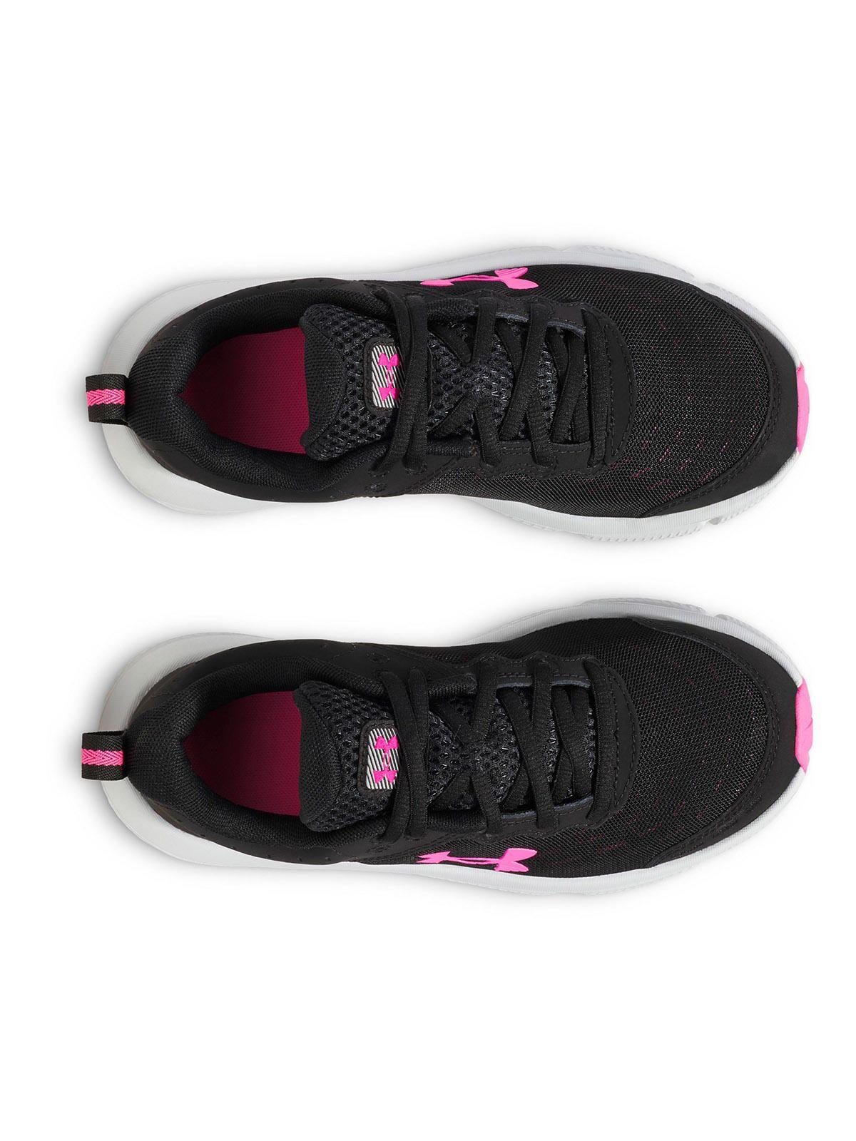 Zapatillas run Assert 10 para niñas negro-4