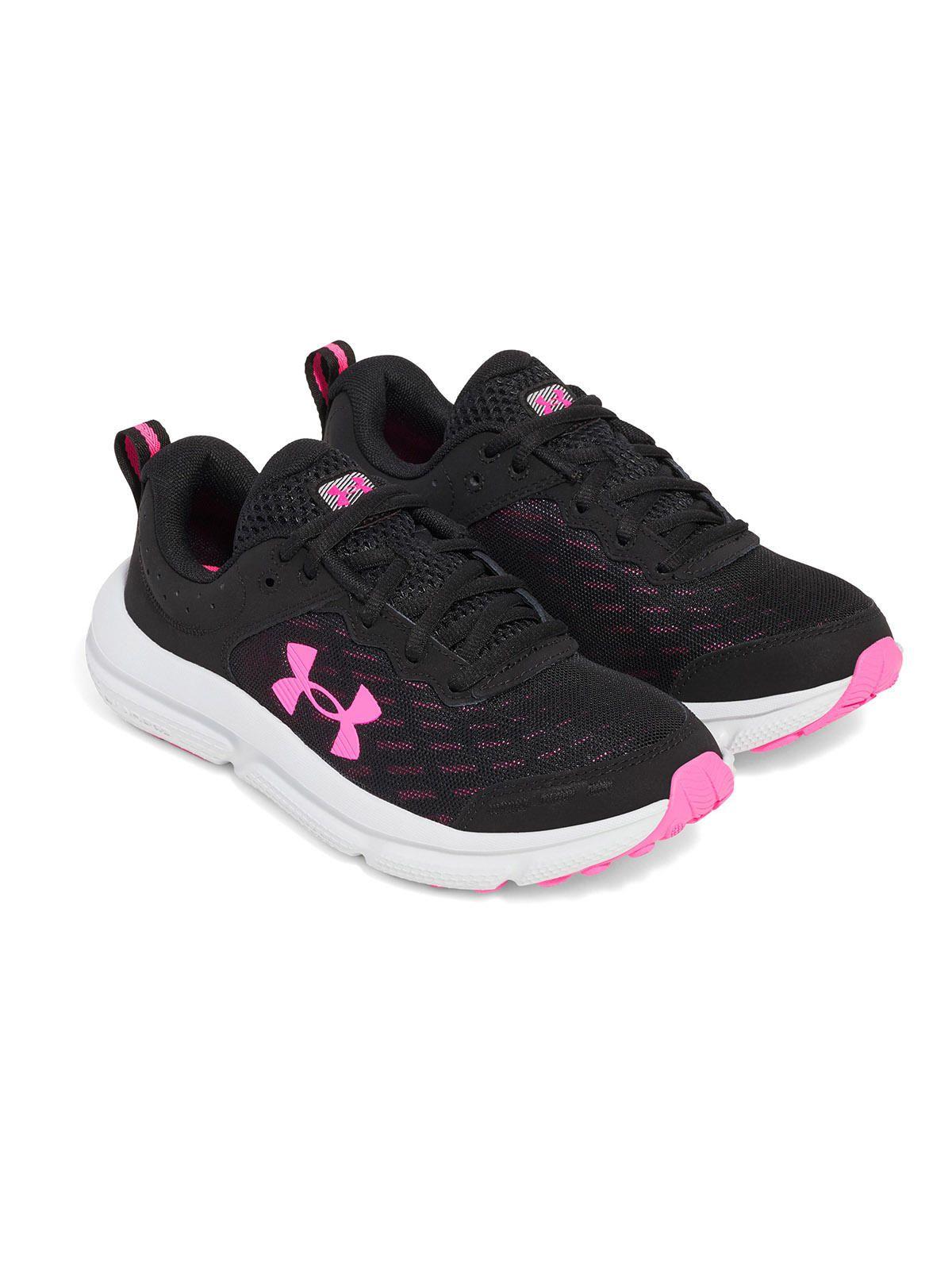 Zapatillas run Assert 10 para niñas negro-5