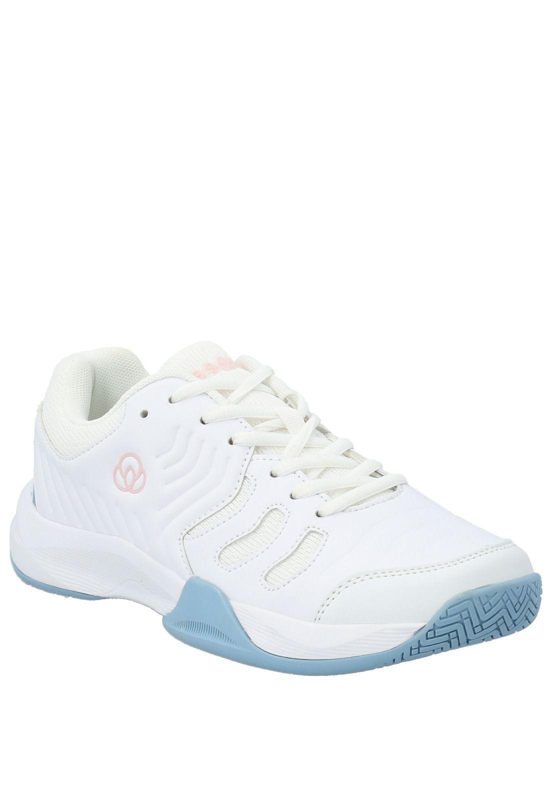 Zapatilla de Pádel Mujer Court Blanco c/ Azul-0