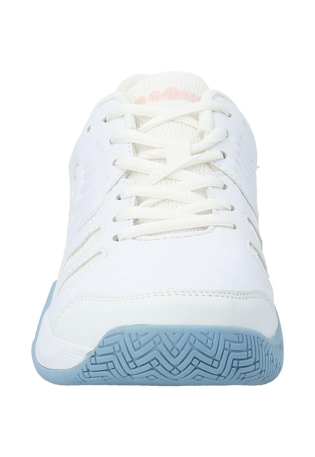 Zapatilla de Pádel Mujer Court Blanco c/ Azul-3