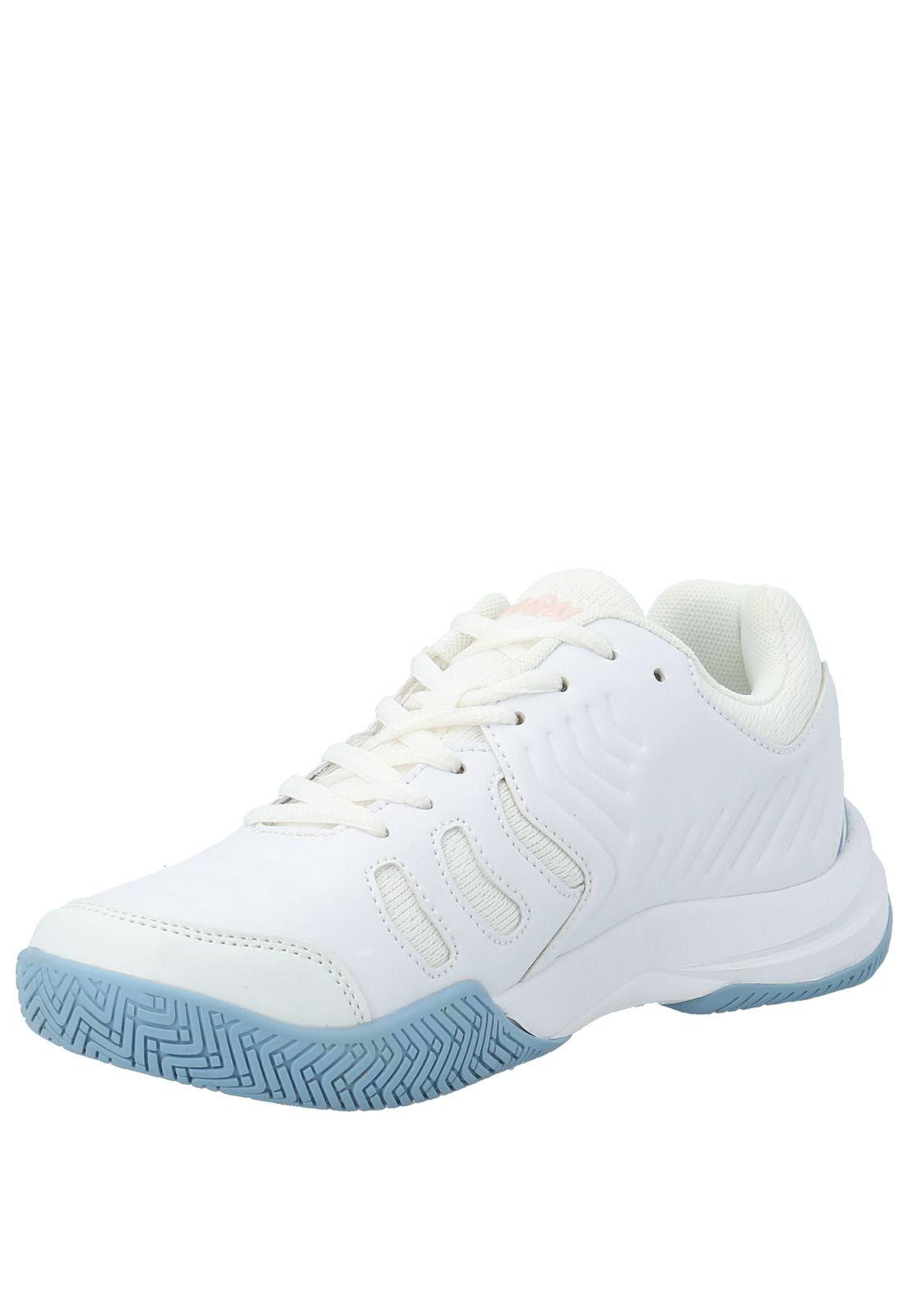 Zapatilla de Pádel Mujer Court Blanco c/ Azul-4